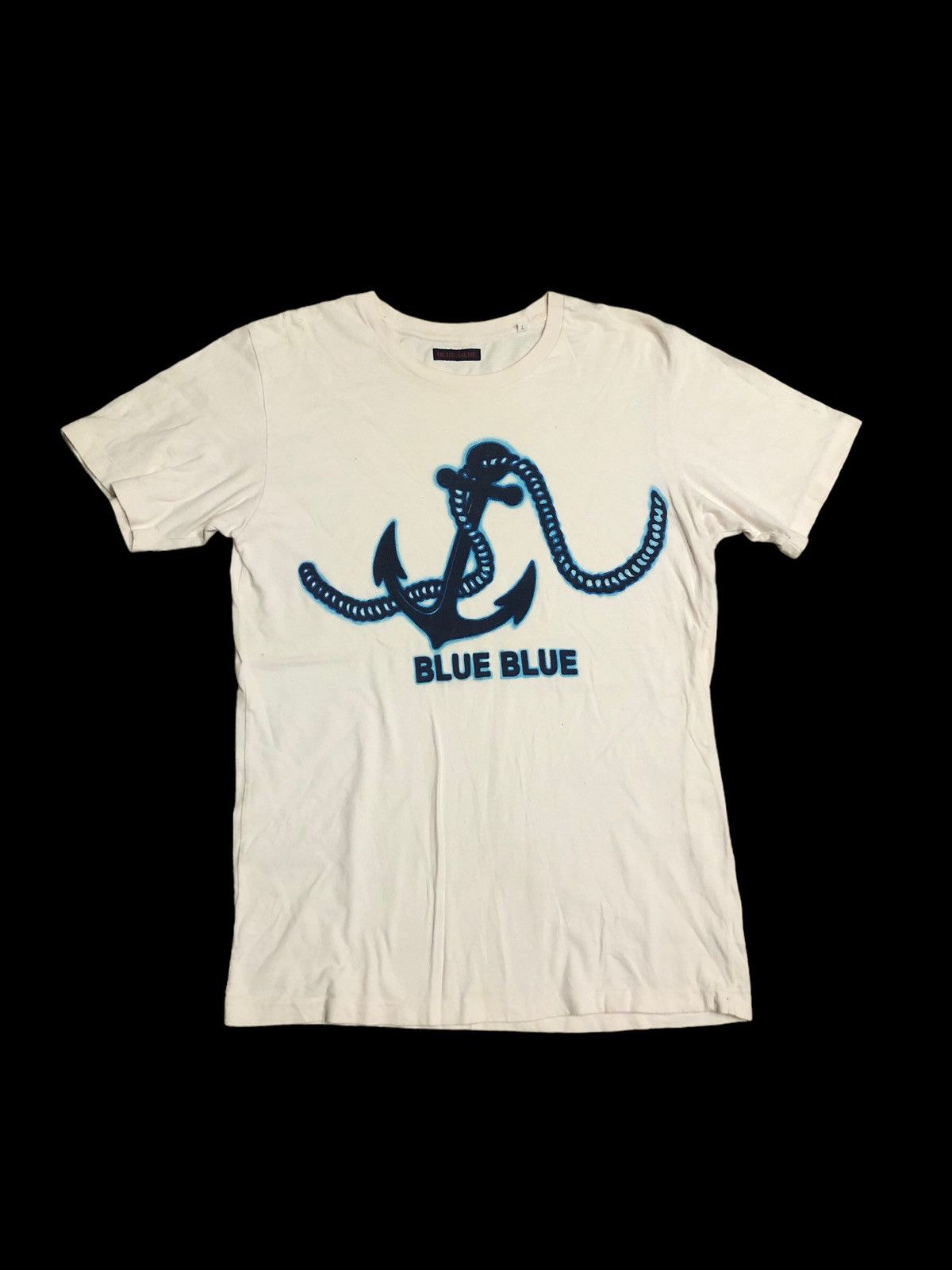 Blue Blue Japan × Japanese Brand × Vintage BLUE BLUE LIGHT PINK ANCHOR LOGO Size US M / EU 48-50 / 2 - 1 Thumbnail