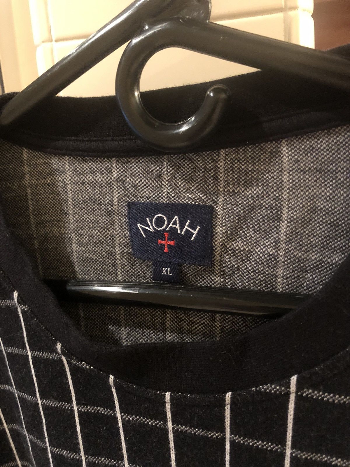 Noah Noah Windowpane Jacquard Top Size US XL / EU 56 / 4 - 3 Thumbnail
