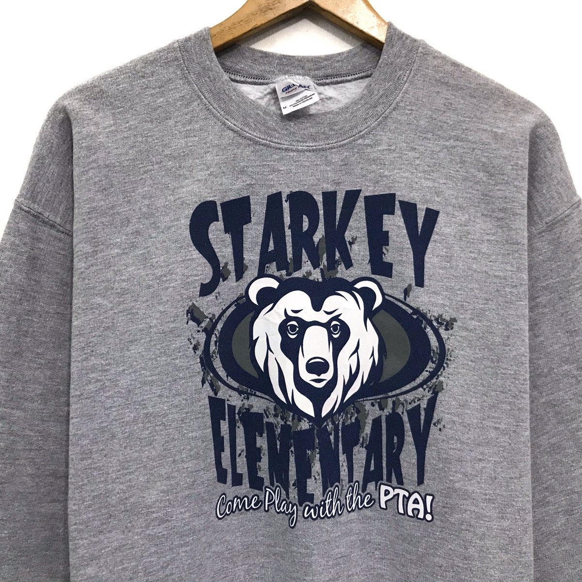 Gildan × Vintage Vintage Starkey Elementary Sweatshirt Crewneck Size US M / EU 48-50 / 2 - 2 Thumbnail