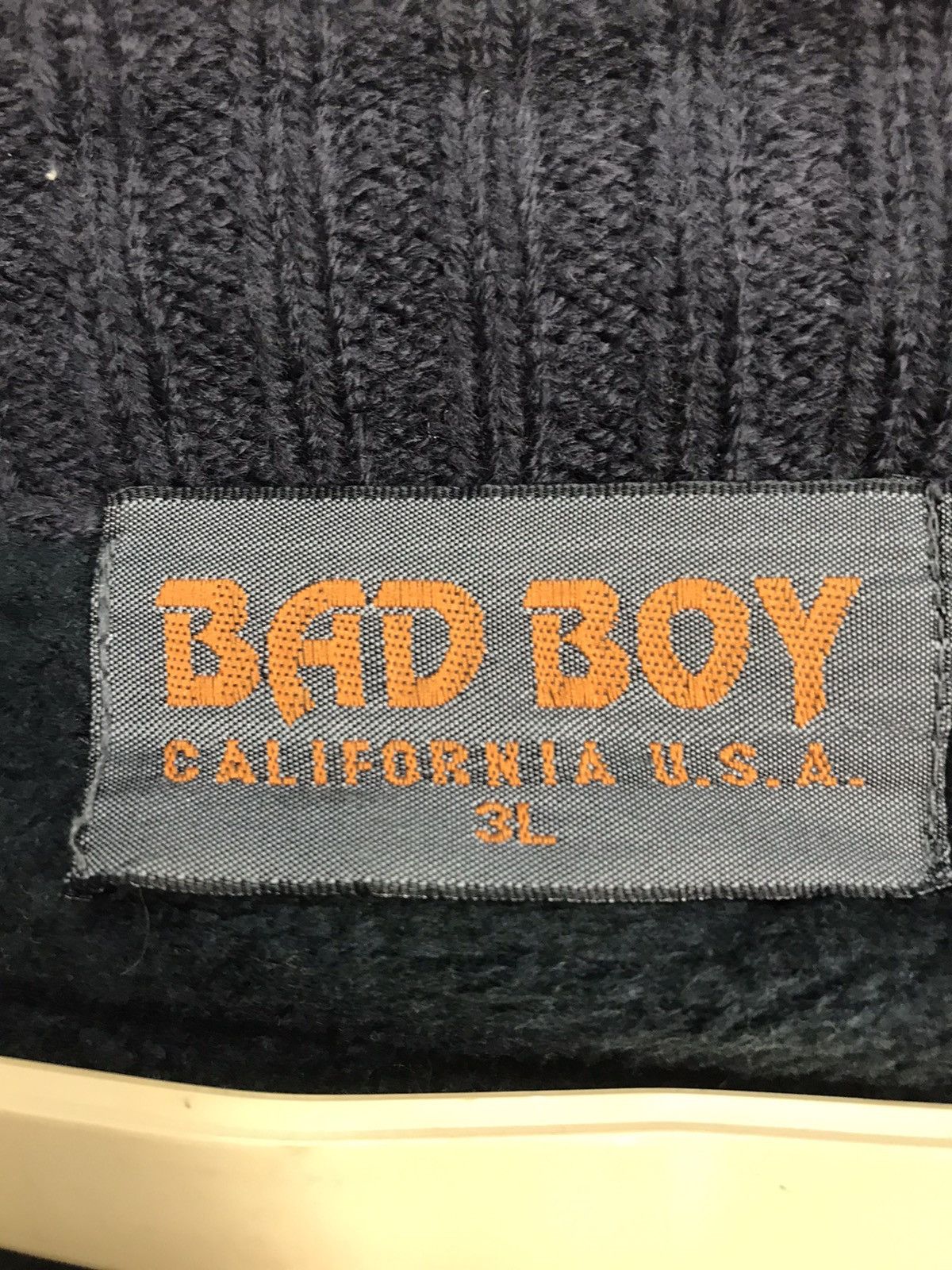 Other Bad boy spellout zipper knit jacket Size US XL / EU 56 / 4 - 4 Thumbnail