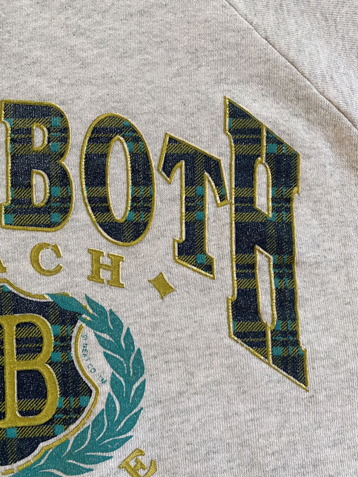 Fruit Of The Loom Vintage 90’s Rehoboth Delaware Raglan Crewneck Sweatshirt Size US M / EU 48-50 / 2 - 6 Thumbnail