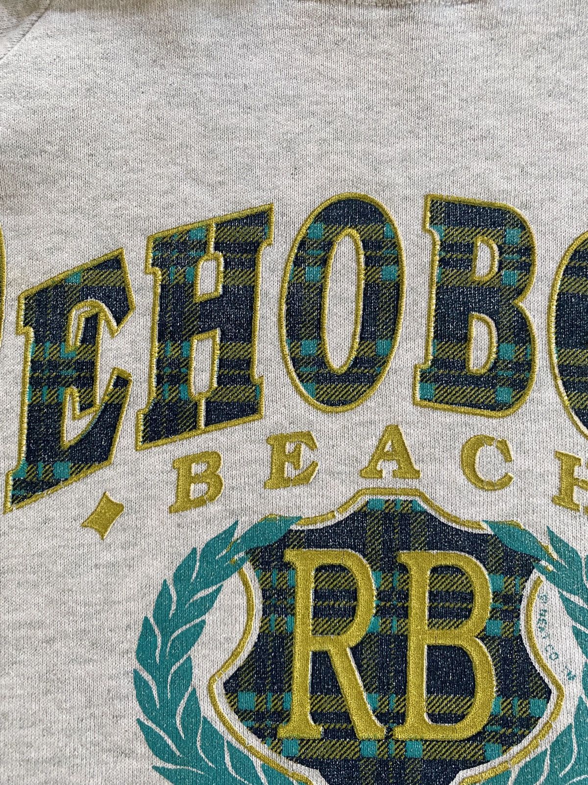 Fruit Of The Loom Vintage 90’s Rehoboth Delaware Raglan Crewneck Sweatshirt Size US M / EU 48-50 / 2 - 5 Thumbnail