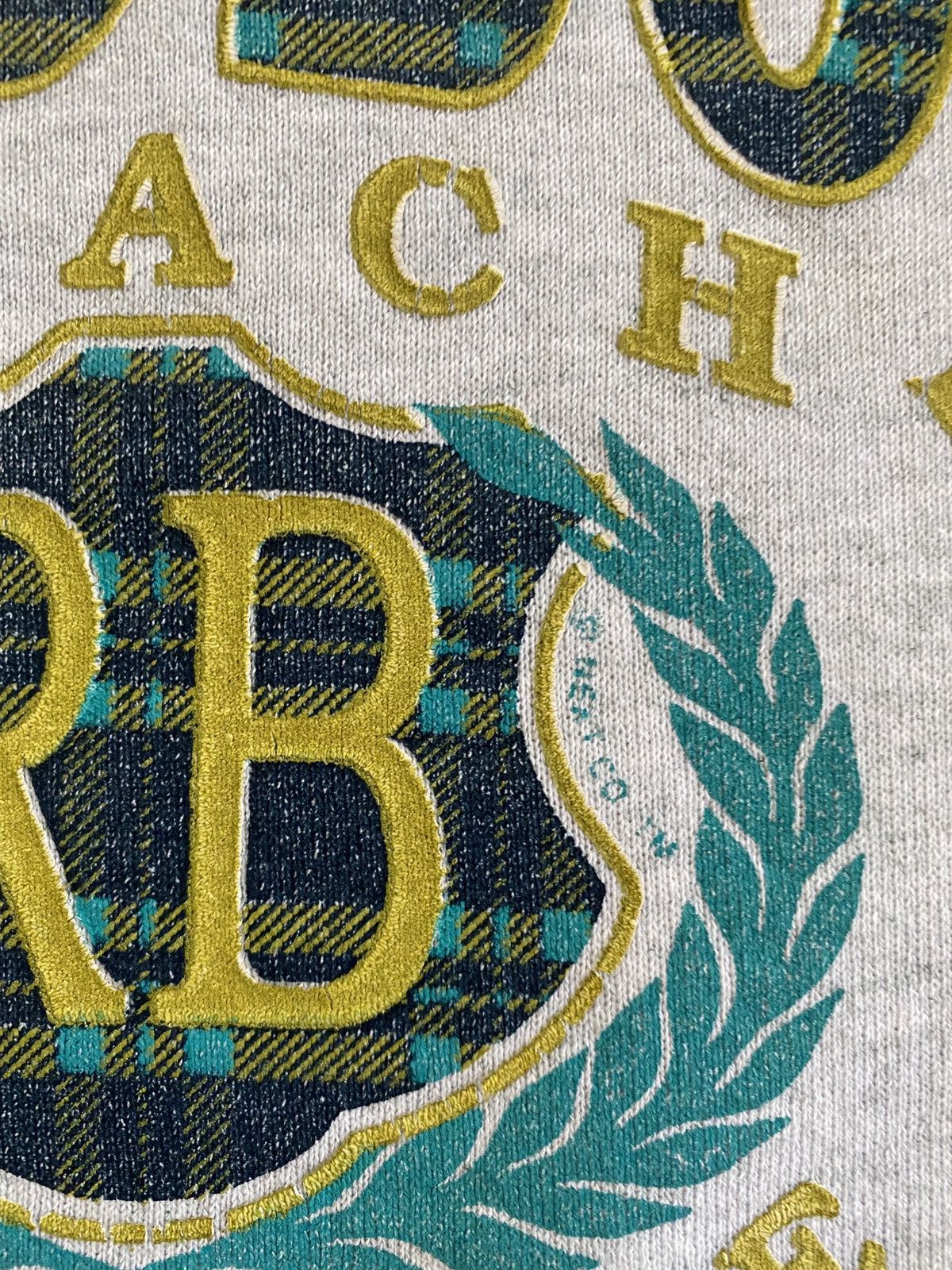 Fruit Of The Loom Vintage 90’s Rehoboth Delaware Raglan Crewneck Sweatshirt Size US M / EU 48-50 / 2 - 8 Thumbnail