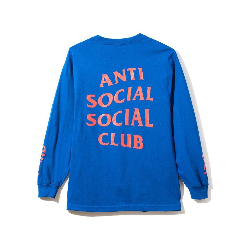 Anti Social Social Club DS ASSC get weirder royal LS Long Sleeve Tee FTP BAPE KITH Size US L / EU 52-54 / 3 - 5 Thumbnail