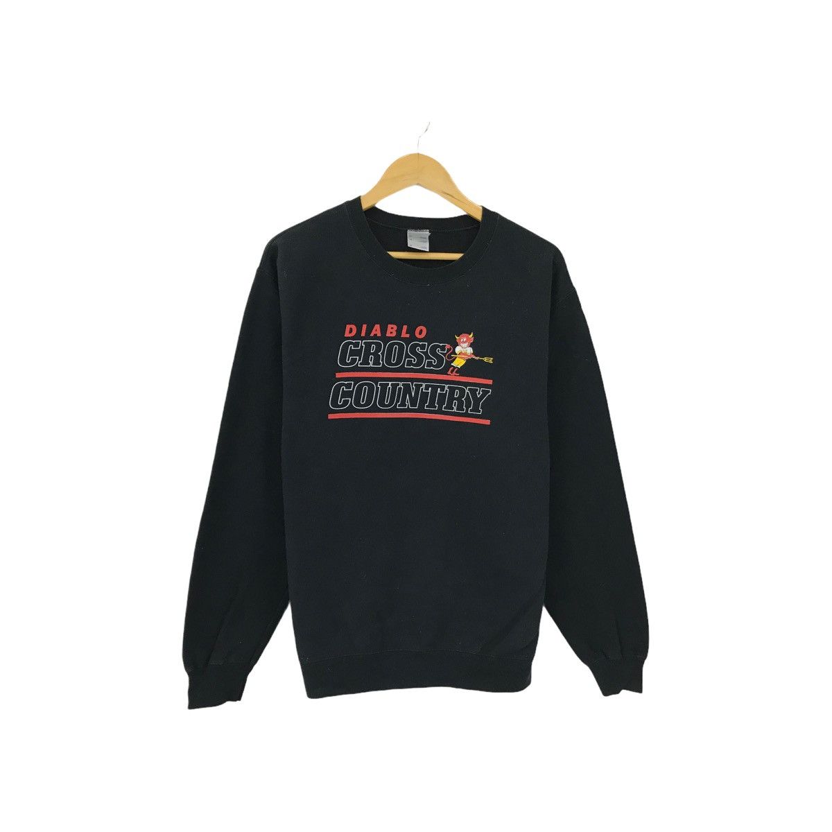 Japanese Brand × Vintage Vintage Cross County Sweatshirt Diablo Cross Country MVX Size US M / EU 48-50 / 2 - 1 Thumbnail