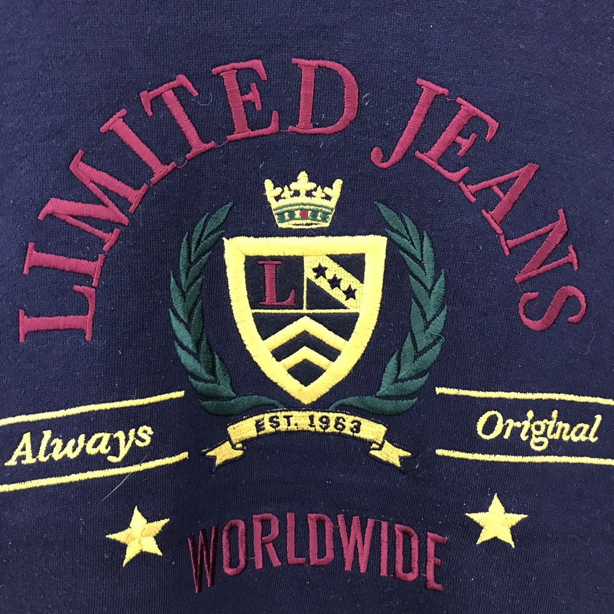 Japanese Brand × Vintage Vintage Limited Jeans Sweatshirt Pullover Jumper Size US L / EU 52-54 / 3 - 2 Thumbnail