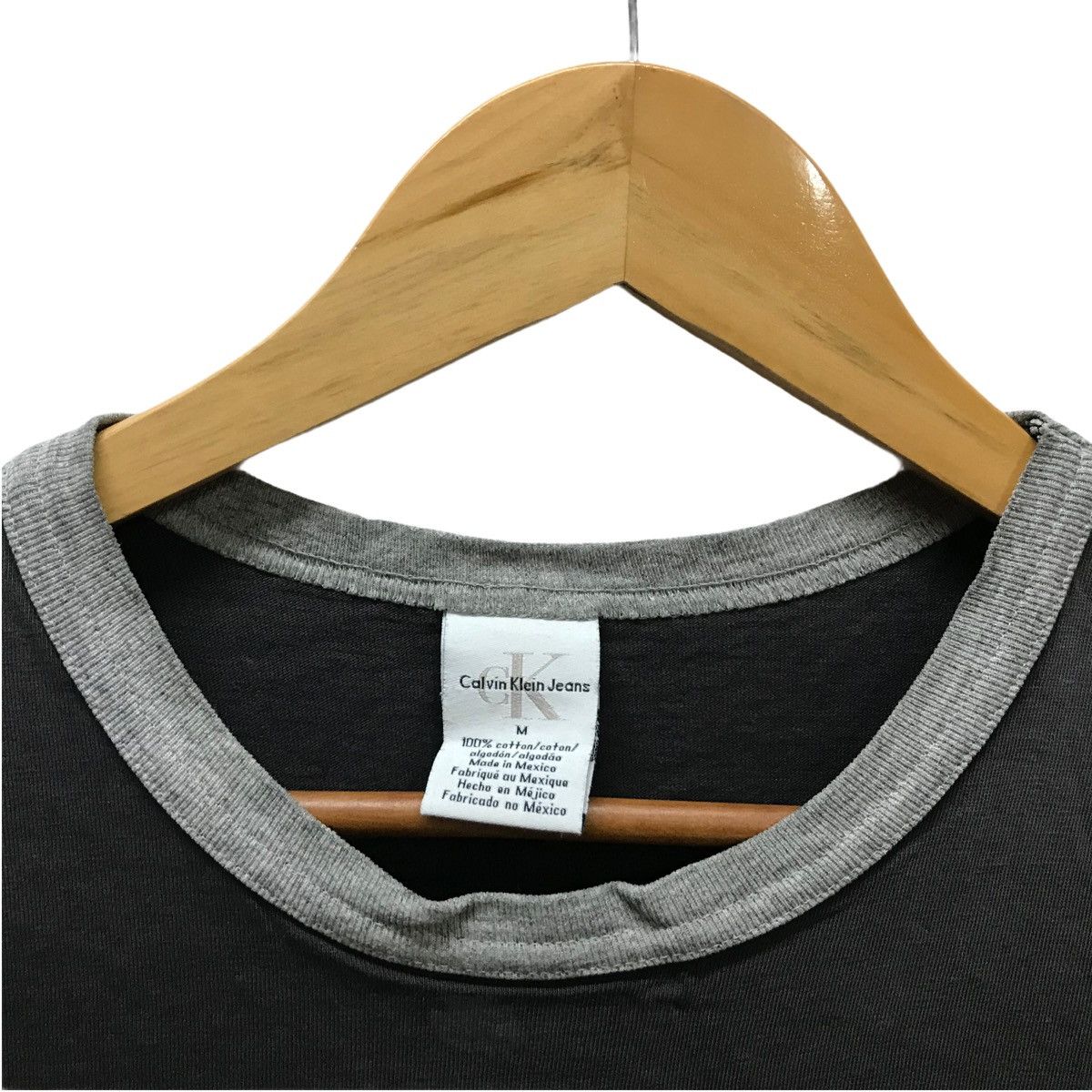 Calvin Klein Vintage Calvin Klein Tee Shirt Big Logo Spellout CK Jeans Size US M / EU 48-50 / 2 - 4 Thumbnail