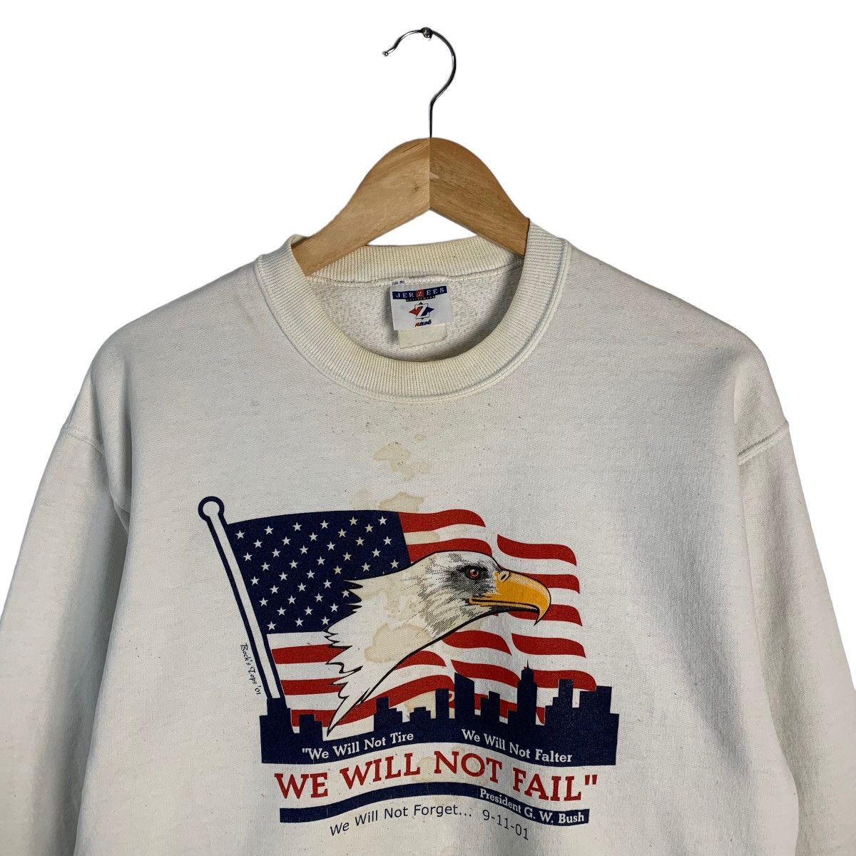 Jerzees Vintage We Will Not Fail Seeatshirt Size US M / EU 48-50 / 2 - 4 Thumbnail