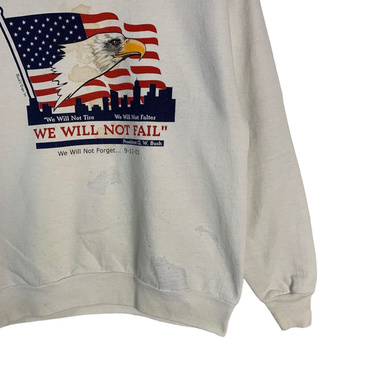 Jerzees Vintage We Will Not Fail Seeatshirt Size US M / EU 48-50 / 2 - 3 Thumbnail