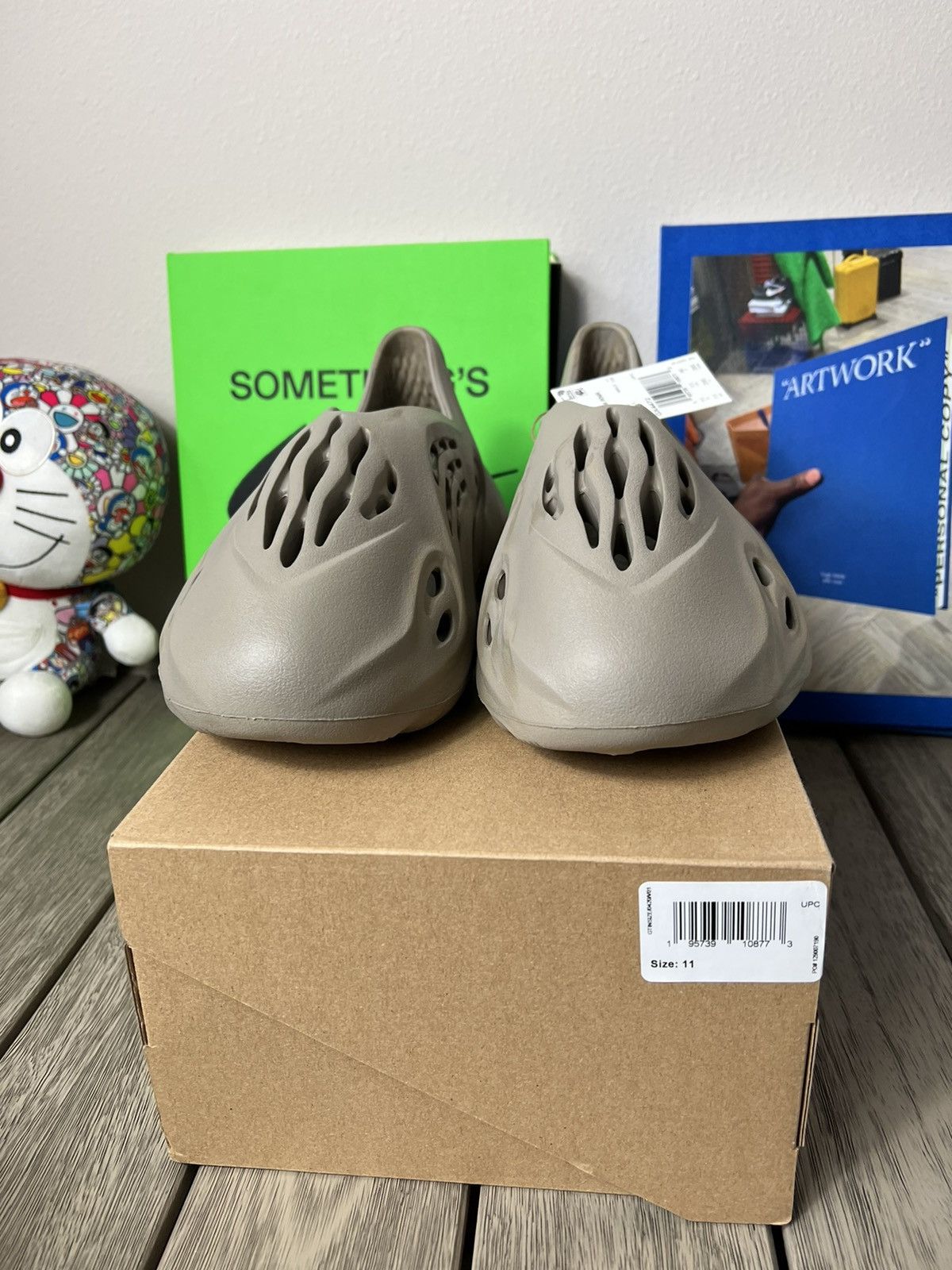 Adidas × Kanye West Adidas Yeezy Foam RNNR “Sage” Size US 10 / EU 43 - 2 Thumbnail
