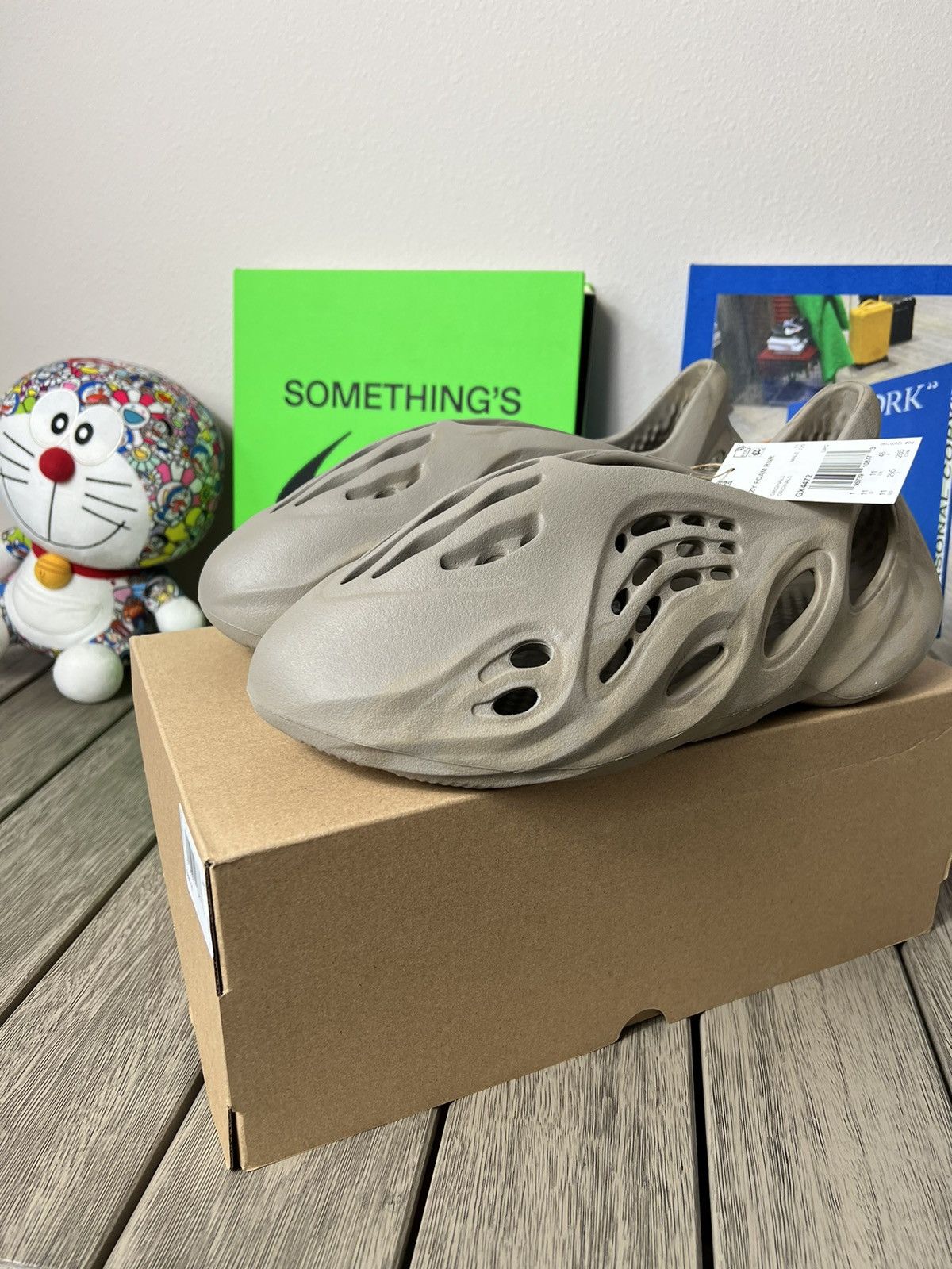 Adidas × Kanye West Adidas Yeezy Foam RNNR “Sage” Size US 10 / EU 43 - 1 Thumbnail