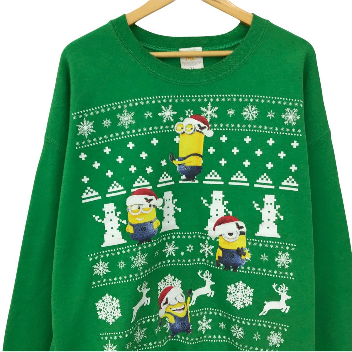 Cartoon Network × Disney × Japanese Brand Vintage Minion Despicable Me Sweatshirt Pullover Jumper Size US L / EU 52-54 / 3 - 2 Thumbnail