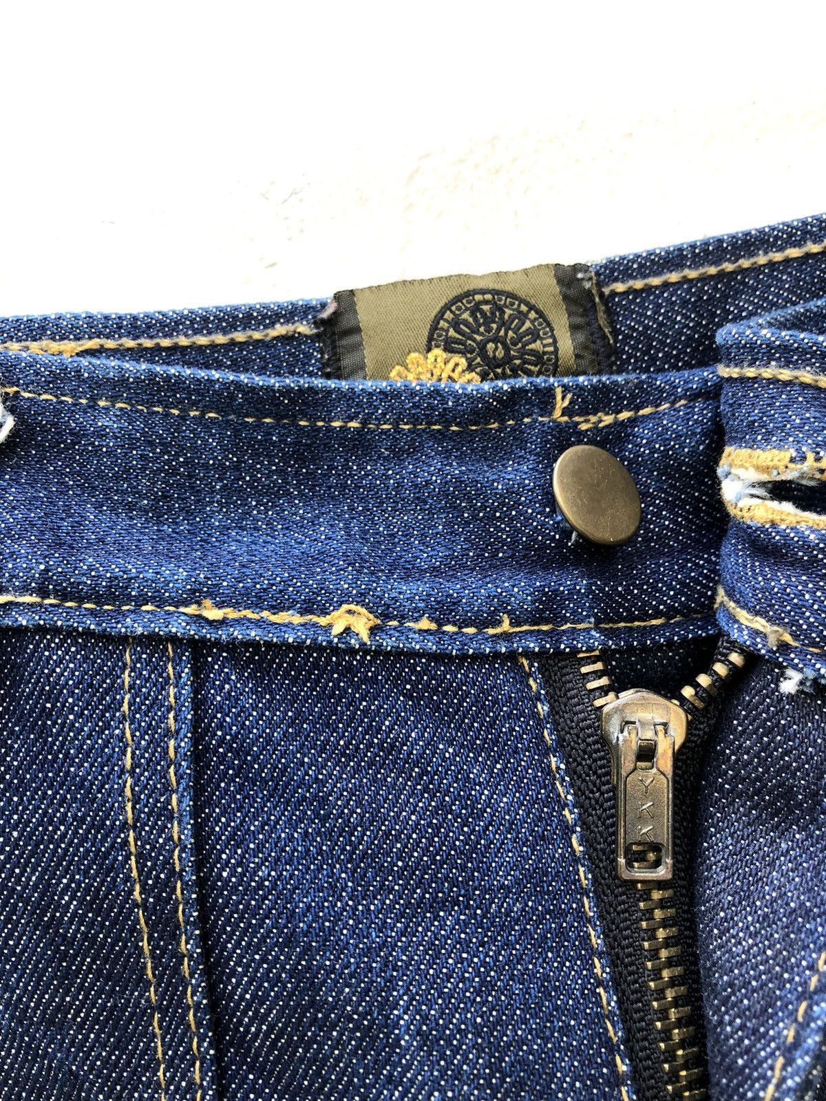 Vintage Vintage SHANIT CORE Japan Cargo Wide Leg Denim Jeans Size US 29 - 7 Thumbnail