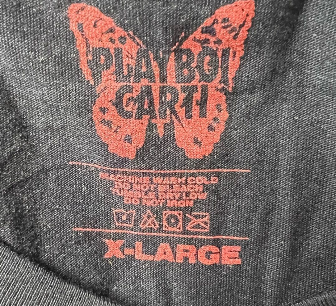 Playboi Carti DIE LIT TOUR 100% AUTHENTIC PLAYBOI CARTI TOUR MERCH T-SHIRT Size US XL / EU 56 / 4 - 10 Thumbnail