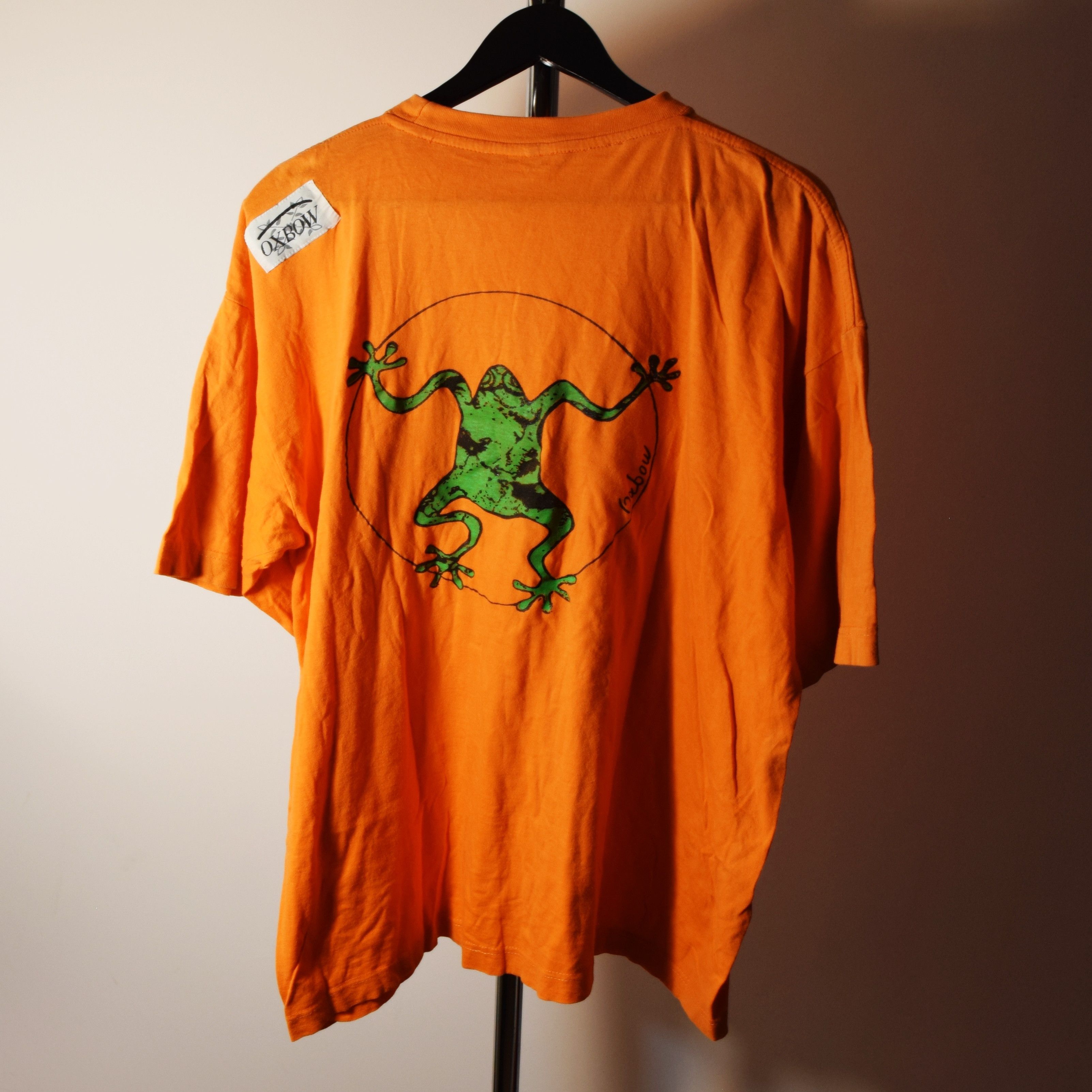 Japanese Brand × Vintage 90S VINTAGE BOXY T-SHIRT OXBOW FROG XL Y2K Size US XL / EU 56 / 4 - 1 Thumbnail