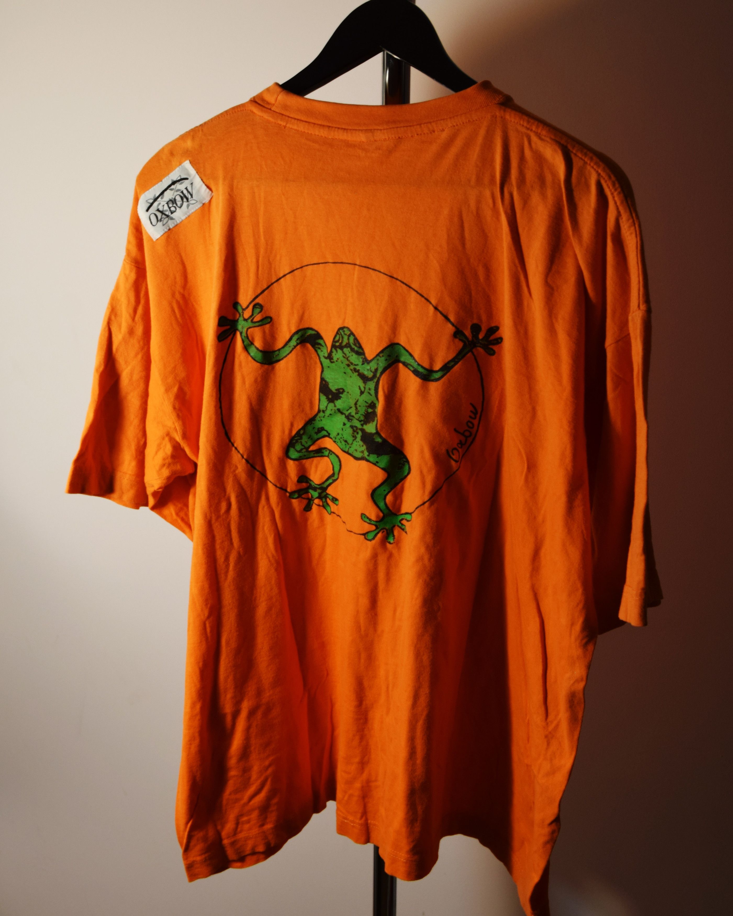 Japanese Brand × Vintage 90S VINTAGE BOXY T-SHIRT OXBOW FROG XL Y2K Size US XL / EU 56 / 4 - 4 Thumbnail