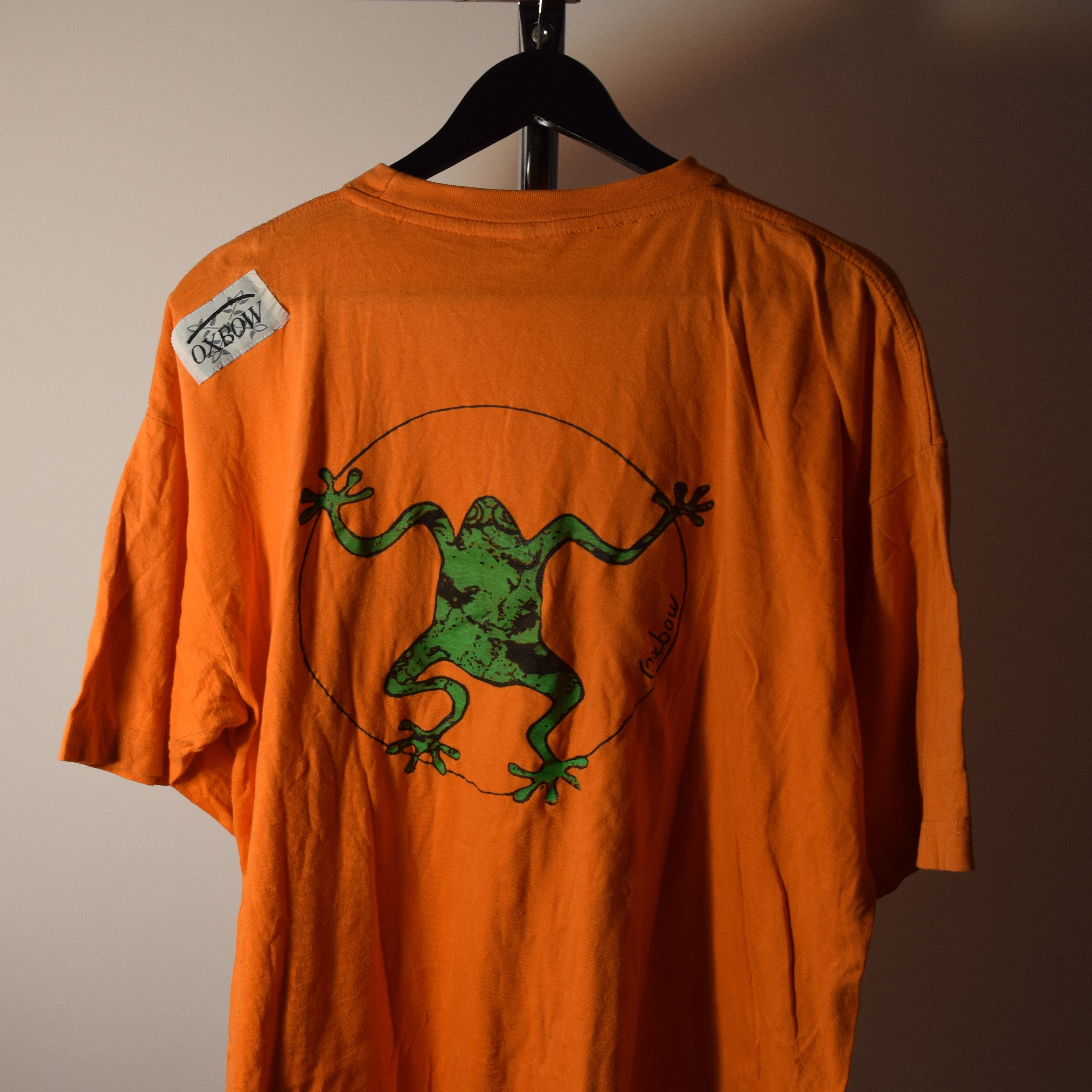 Japanese Brand × Vintage 90S VINTAGE BOXY T-SHIRT OXBOW FROG XL Y2K Size US XL / EU 56 / 4 - 3 Thumbnail