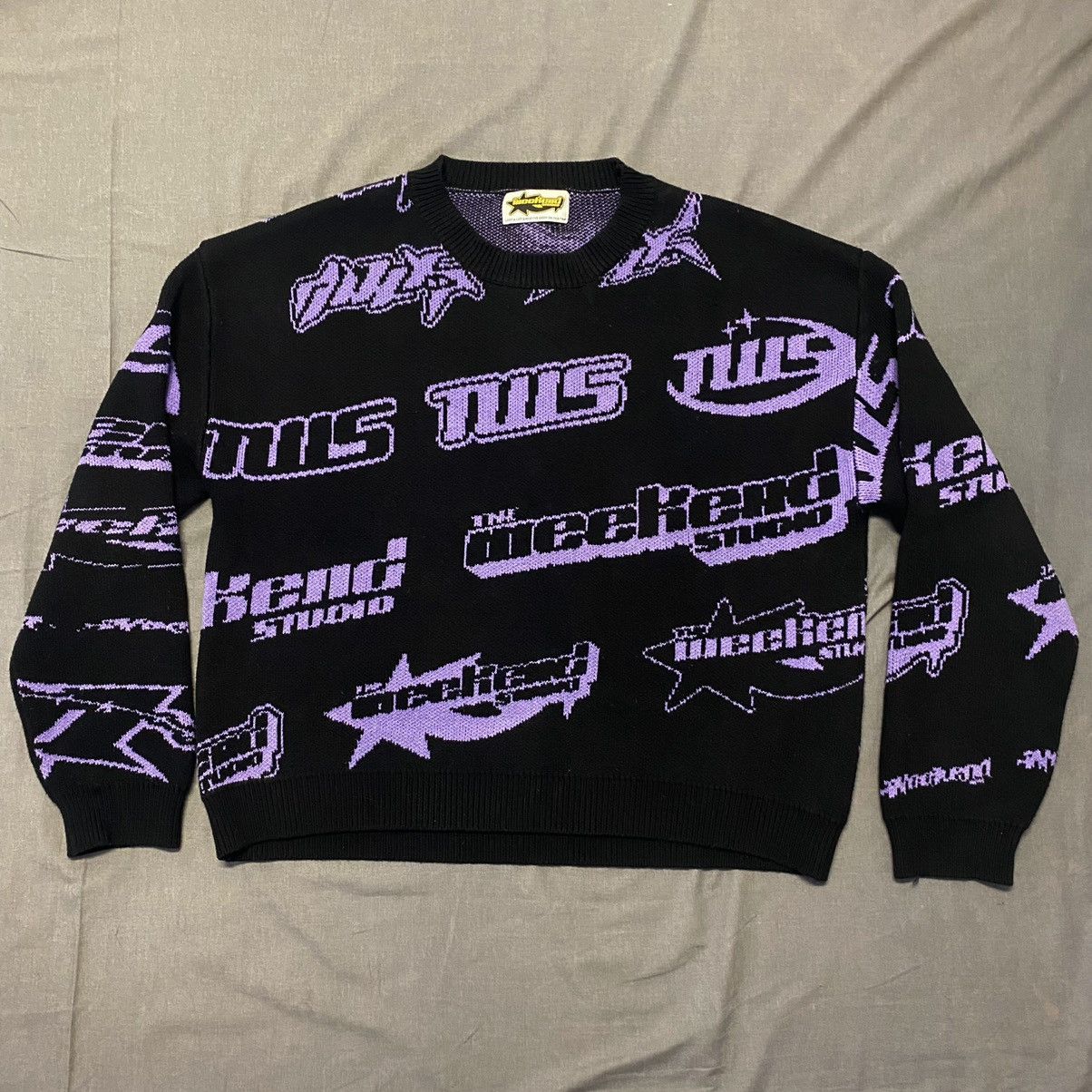 Weekend Studio All Over Print Knit Sweater