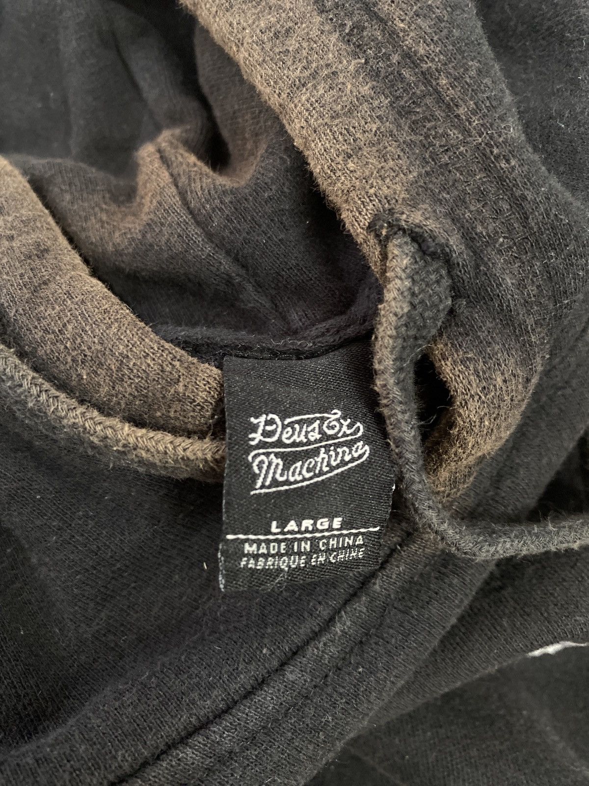 Deus Ex Machina DEUX EX MACHINA BLACK FADED HOODIE Size US L / EU 52-54 / 3 - 7 Thumbnail