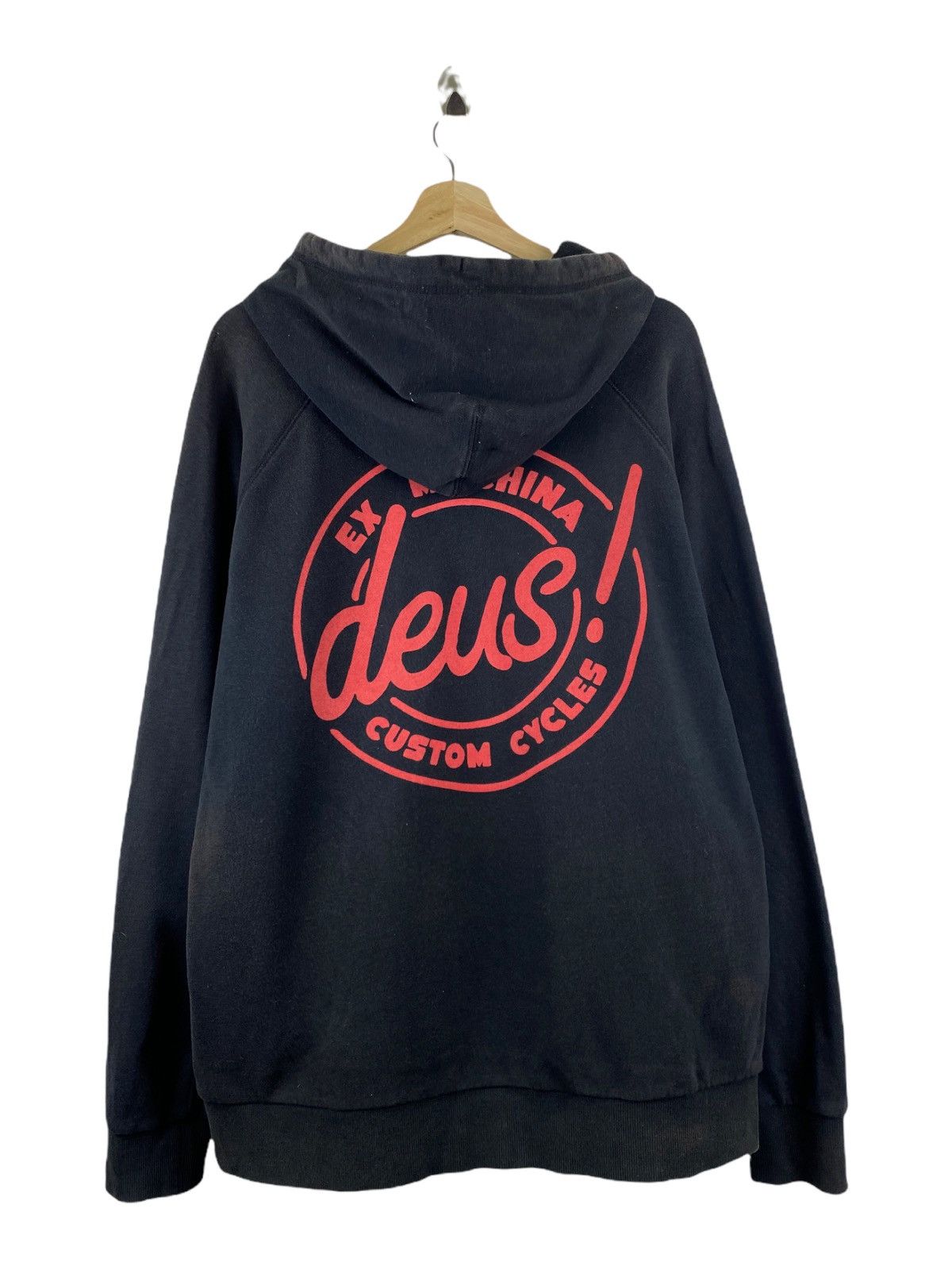Deus Ex Machina DEUX EX MACHINA BLACK FADED HOODIE Size US L / EU 52-54 / 3 - 1 Thumbnail