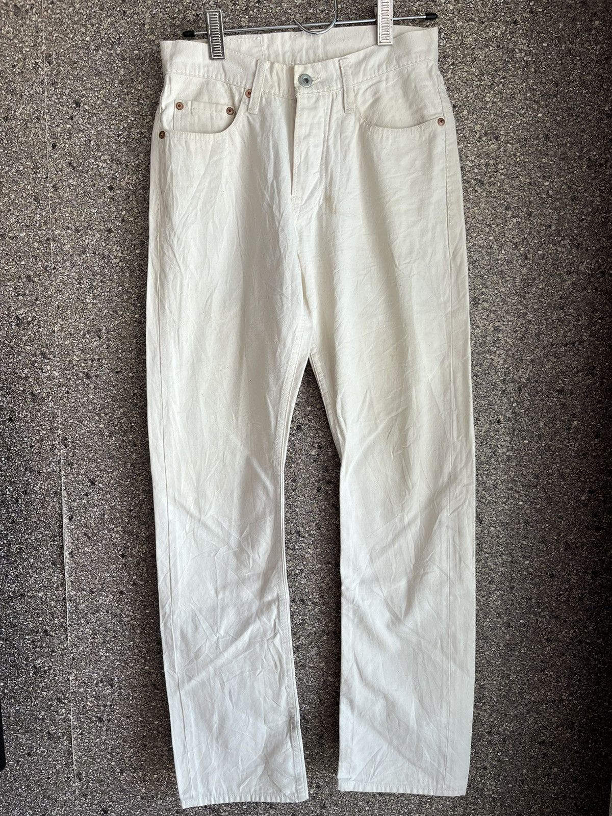 image of Distressed Denim Johnbull Ft54 in Khaki, Men's (Size 28)