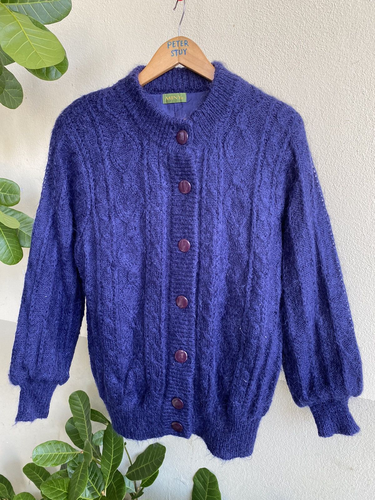 Japanese Brand × Vintage Vintage miny mahair knit jacket Size US M / EU 48-50 / 2 - 2 Thumbnail