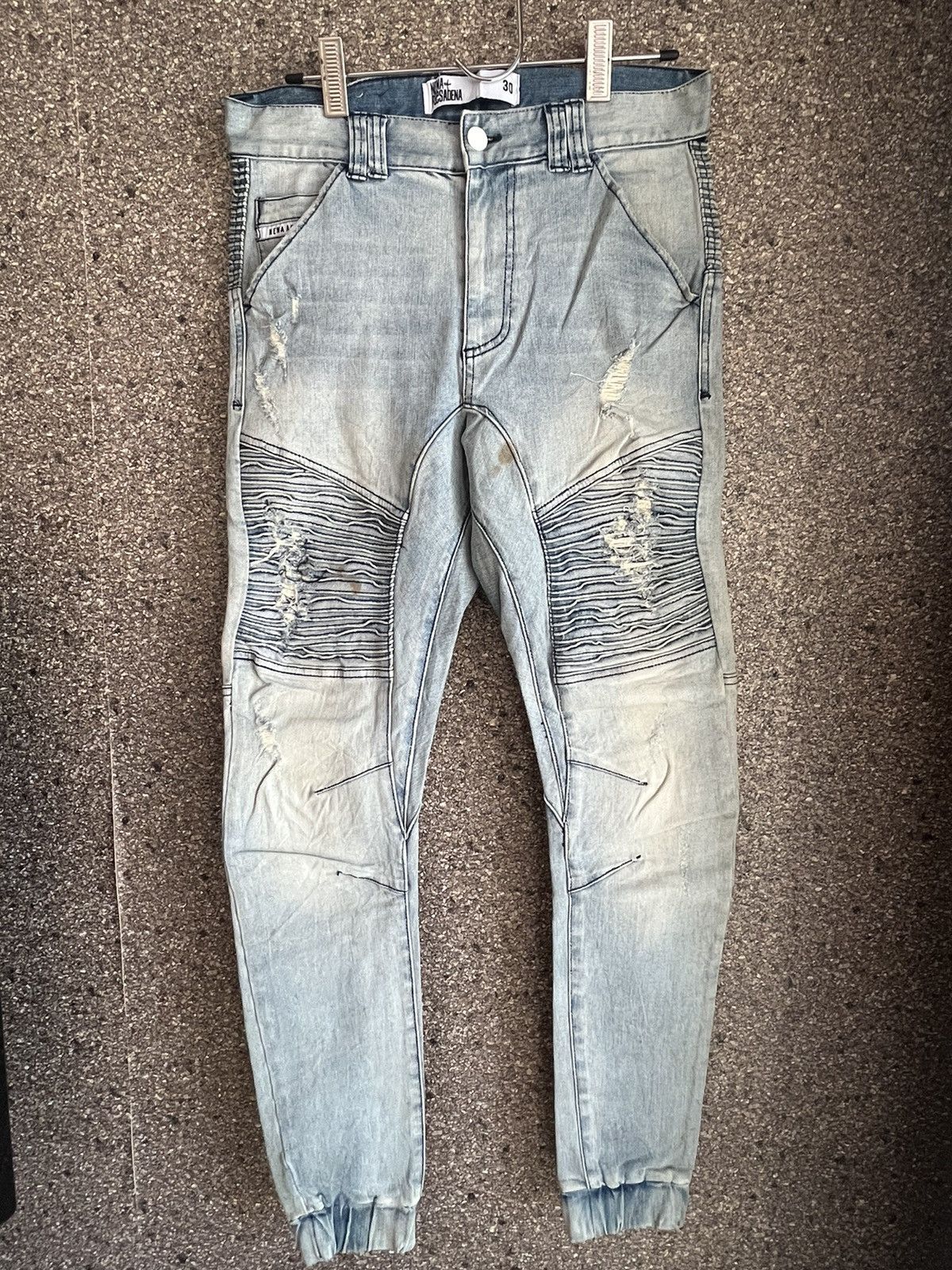 image of Distressed Denim Nena Pasadena Ft54 in Denim, Men's (Size 31)