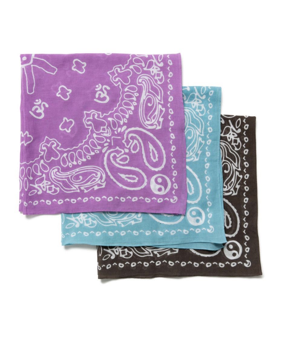 Cactus Plant Flea Market × Human Made Cactus Plant Flea Market “Blue Flash” Bandana Size ONE SIZE - 3 Thumbnail
