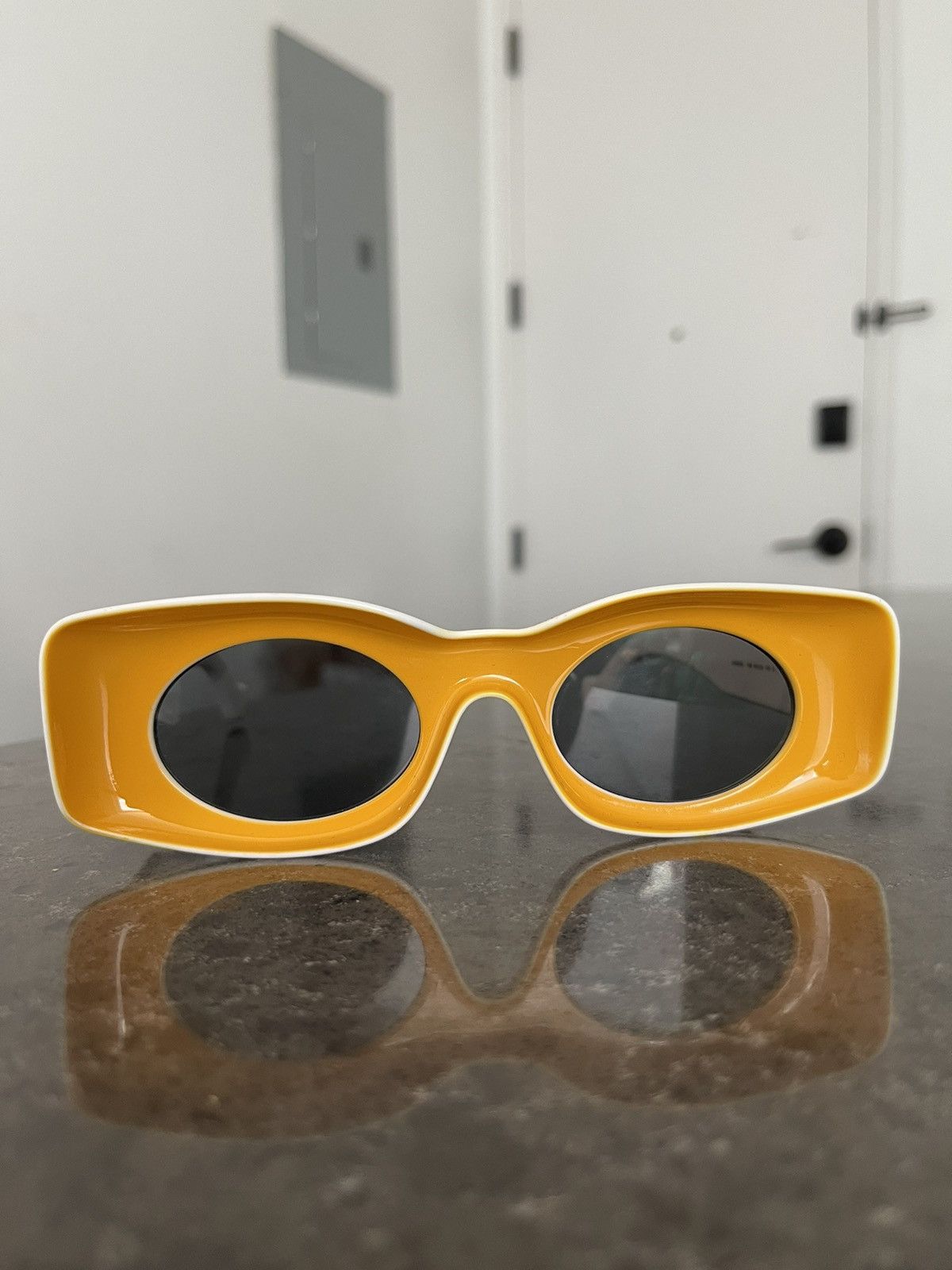 image of Loewe Paula’S Ibiza Original Sunglasses in Yellow, Men's