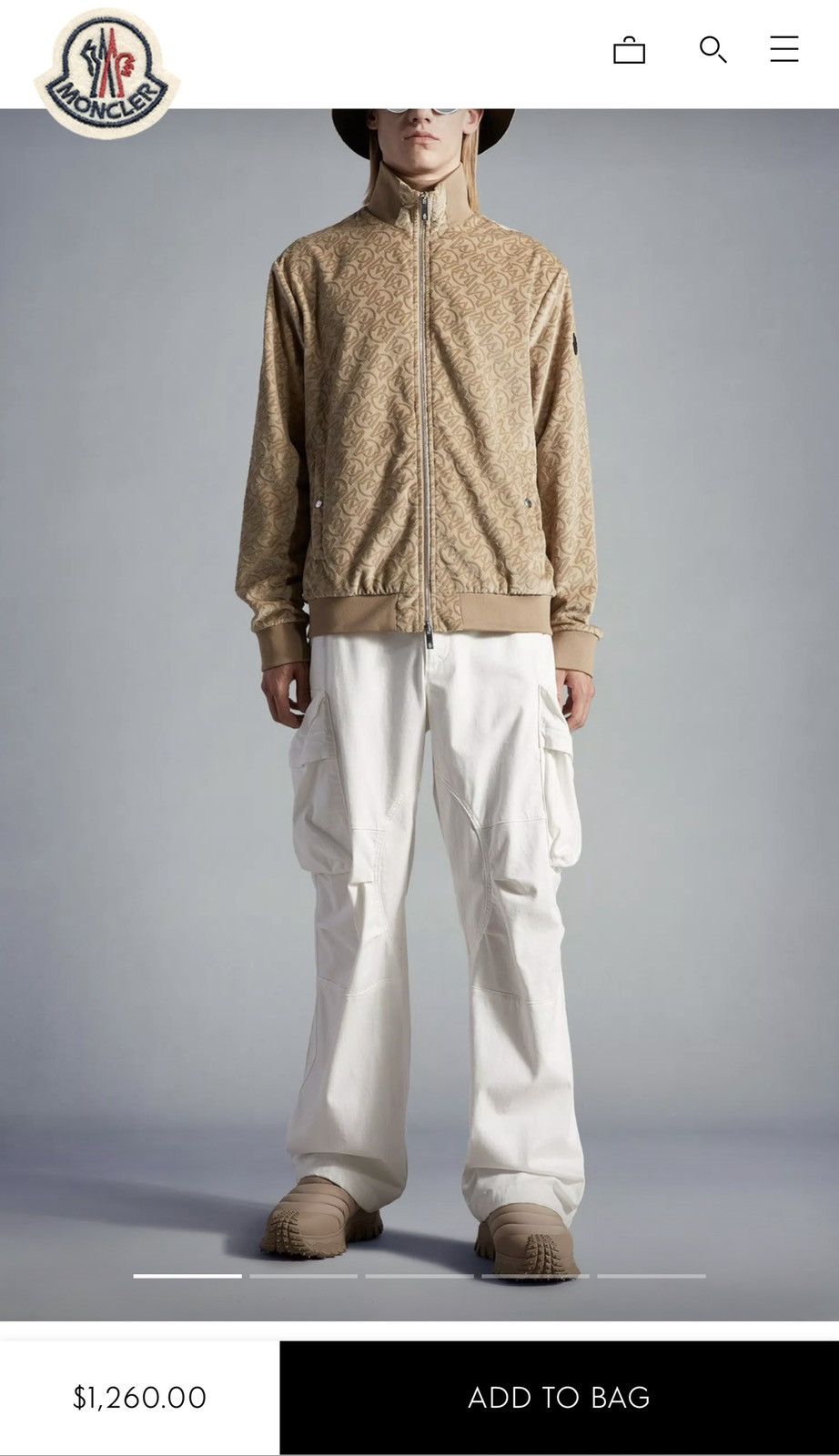 Moncler Gabardine Cargo Pants Size US 32 / EU 48 - 12 Thumbnail