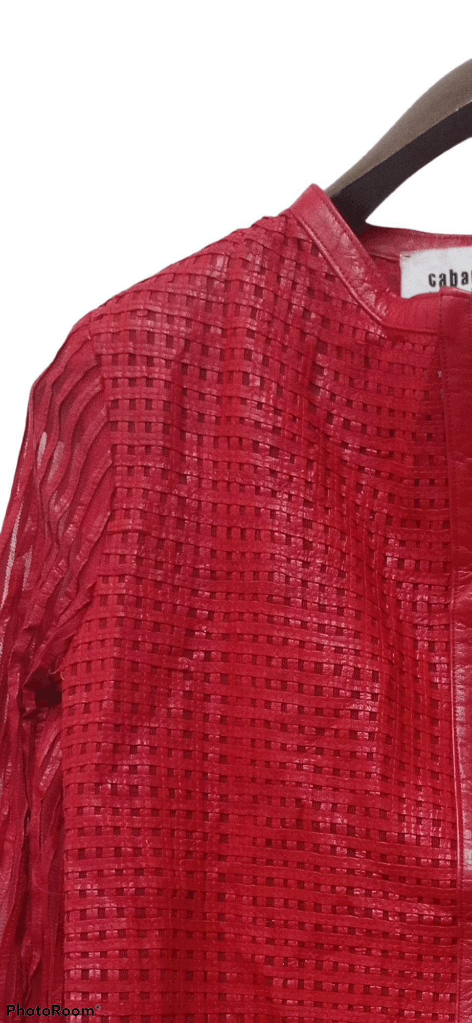Leather 🔥Italian Designer Caban Romantic Summer Leather Jacket🔥 Size US M / EU 48-50 / 2 - 14 Thumbnail