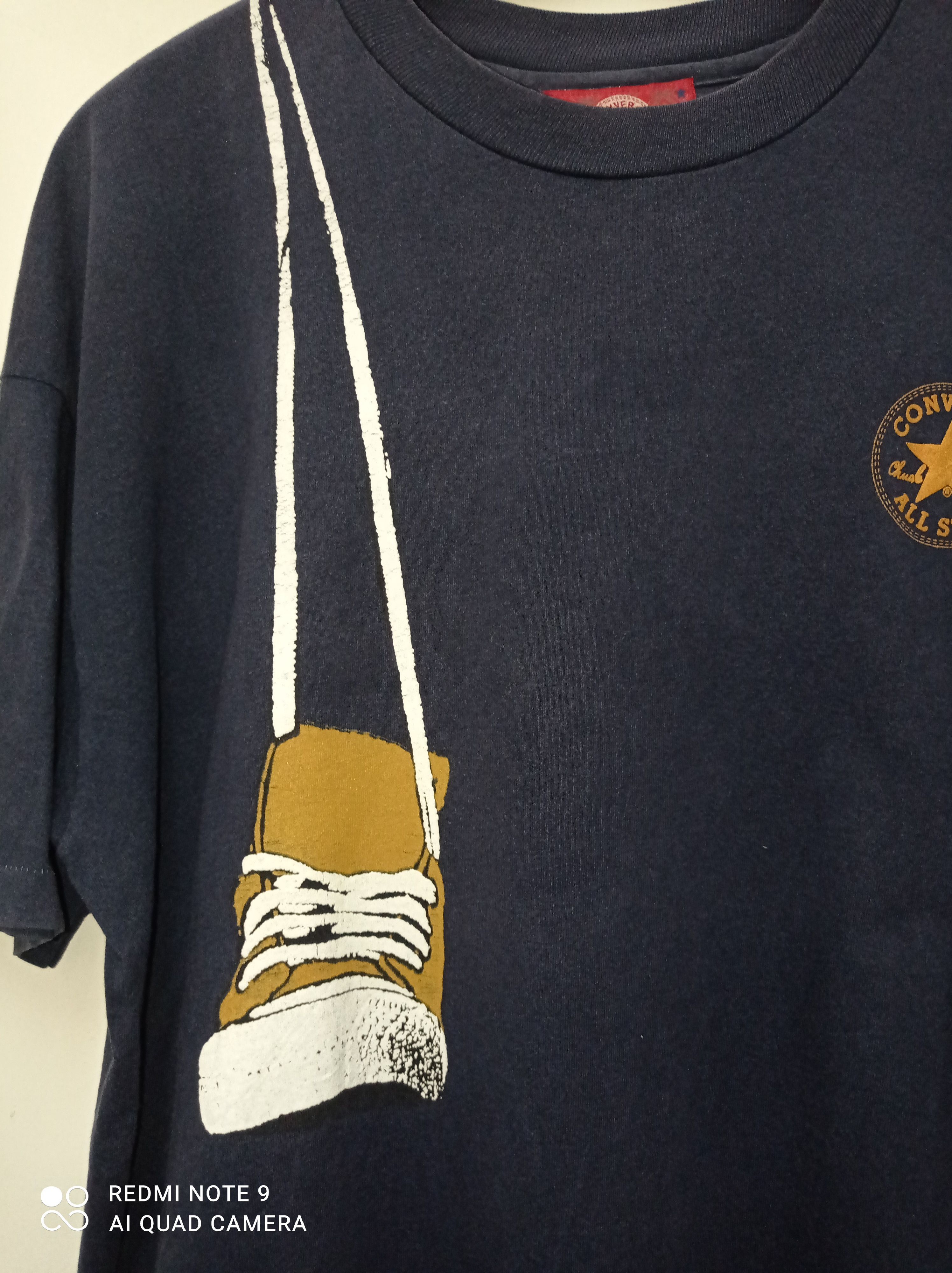 Converse 🔥Vintage Converse Hanging Shoes tees size XL🔥 Size US XL / EU 56 / 4 - 2 Thumbnail