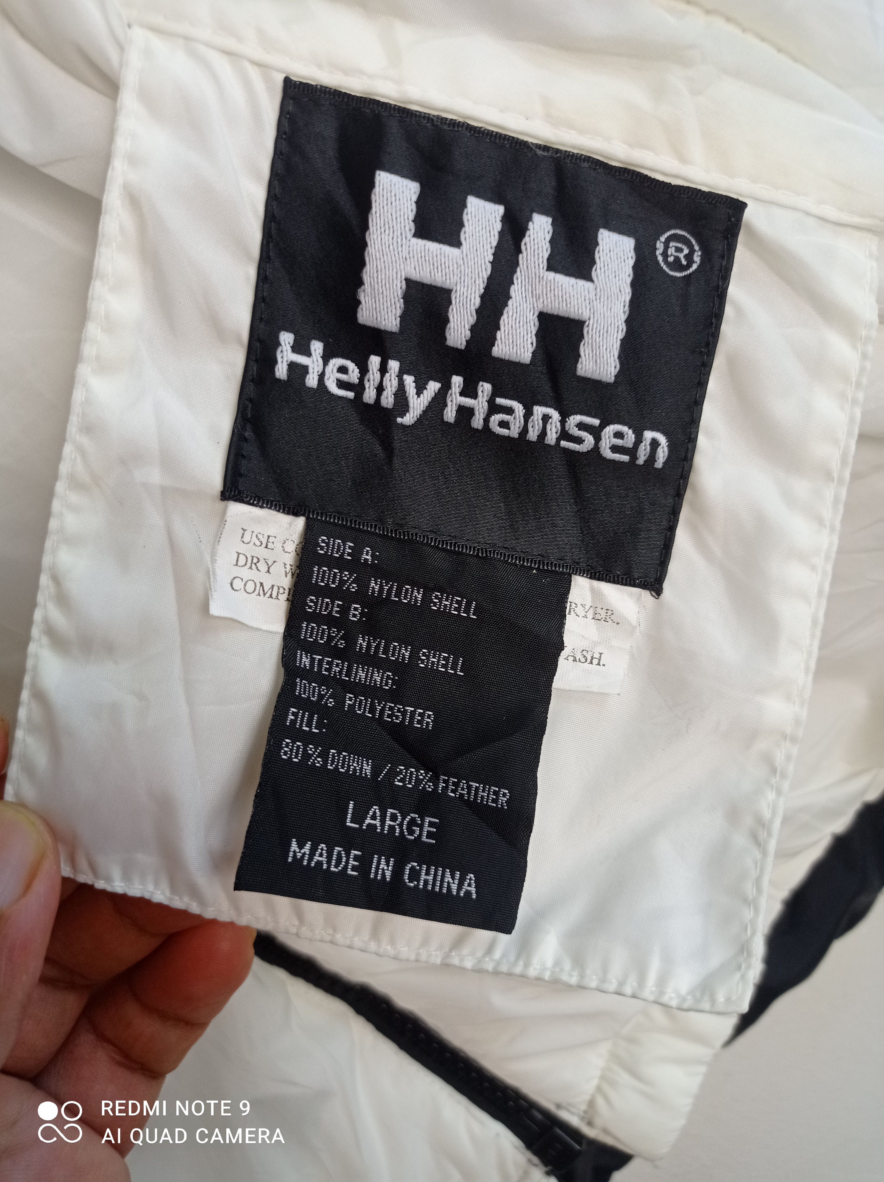 Helly Hansen × Vintage Vintage 90s Helly Hansen Big Logo Reversible puffer jacket Size US L / EU 52-54 / 3 - 17 Thumbnail