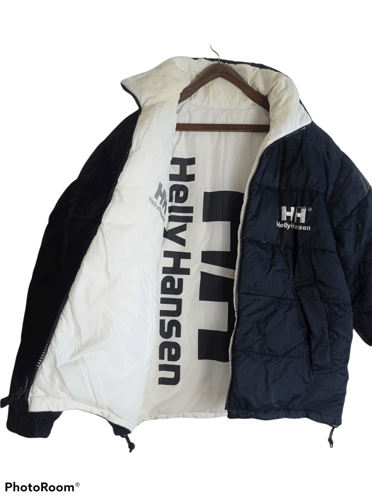 Helly Hansen × Vintage Vintage 90s Helly Hansen Big Logo Reversible puffer jacket Size US L / EU 52-54 / 3 - 4 Thumbnail