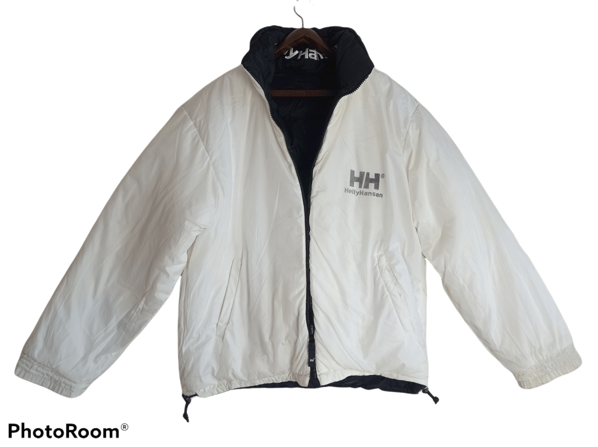 Helly Hansen × Vintage Vintage 90s Helly Hansen Big Logo Reversible puffer jacket Size US L / EU 52-54 / 3 - 3 Thumbnail