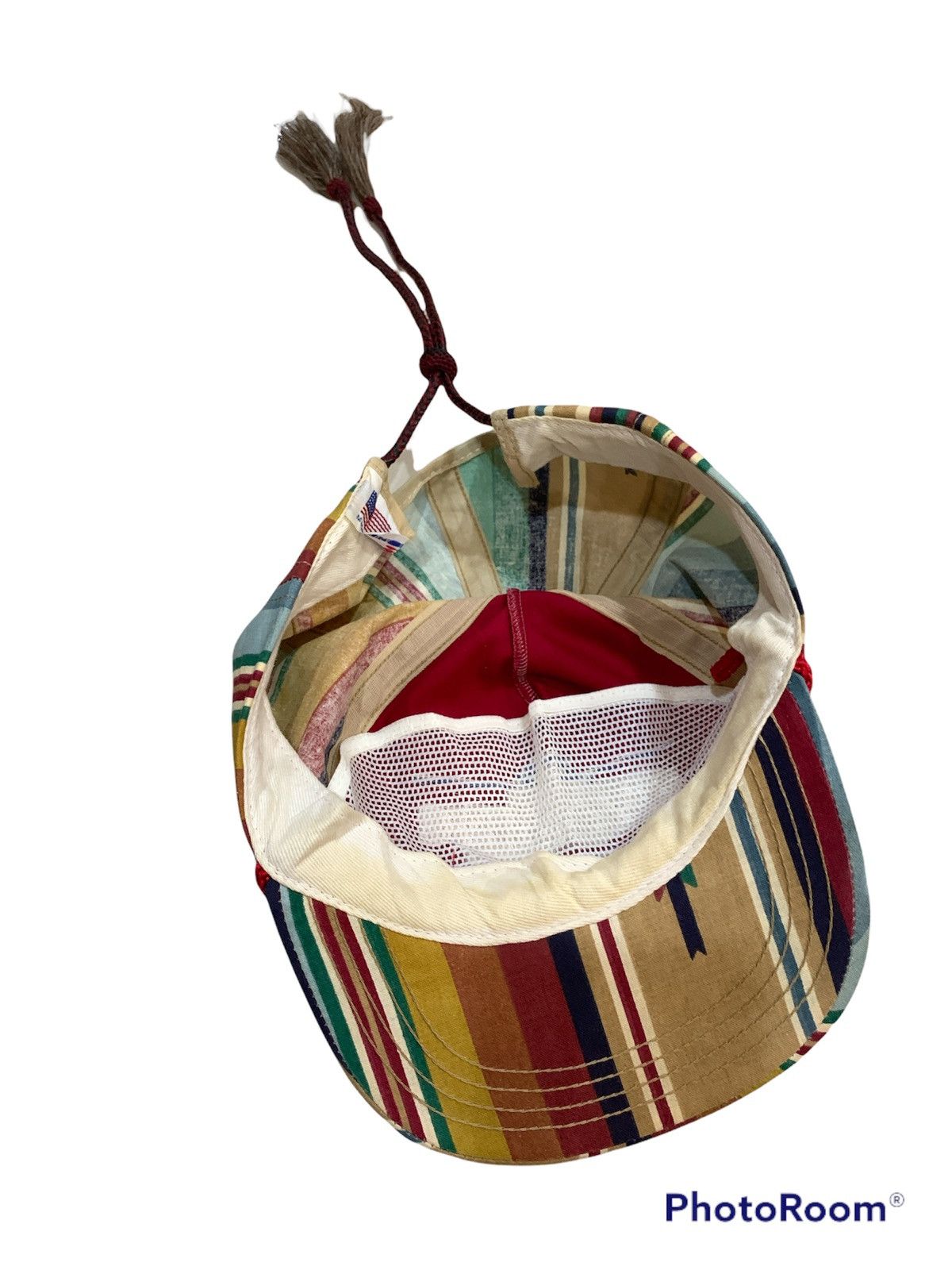 Vintage TRUE VINTAGE WYOMING NAVAJO CHIMAYO NATIVE ROPE CAP Size ONE SIZE - 6 Thumbnail