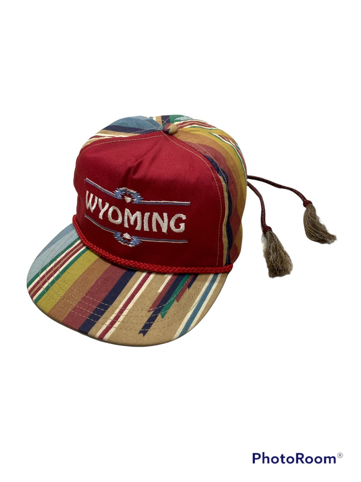 Vintage TRUE VINTAGE WYOMING NAVAJO CHIMAYO NATIVE ROPE CAP Size ONE SIZE - 1 Thumbnail