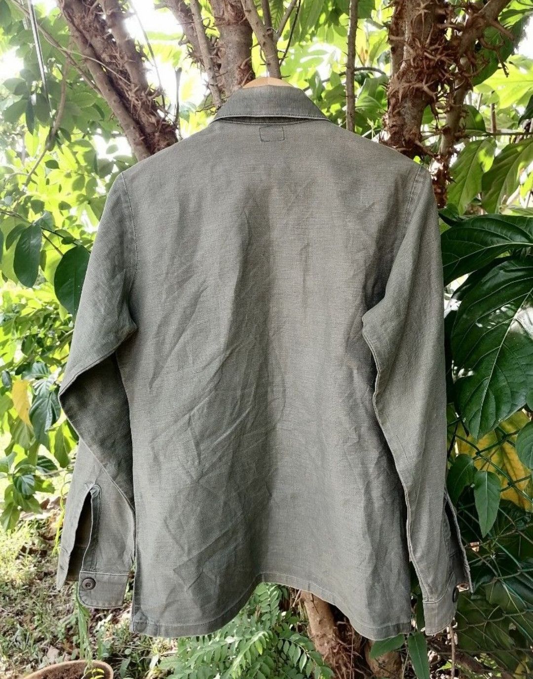 Vintage Vintage 80s US Marine Corps Sateen OG 107 Vietnam Era Size US M / EU 48-50 / 2 - 4 Thumbnail