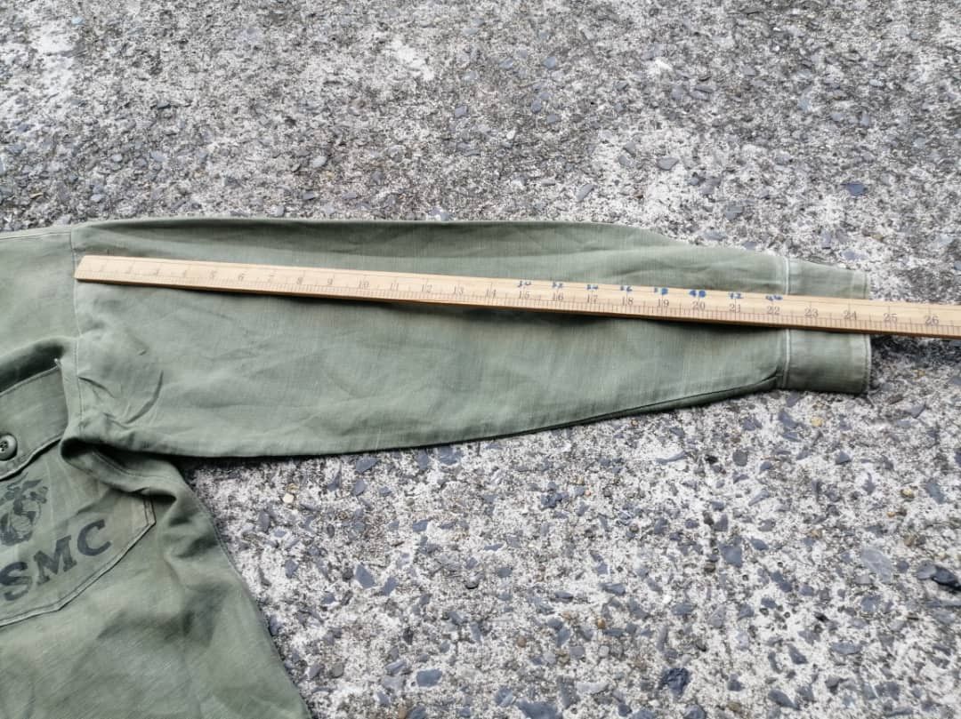 Vintage Vintage 80s US Marine Corps Sateen OG 107 Vietnam Era Size US M / EU 48-50 / 2 - 8 Thumbnail