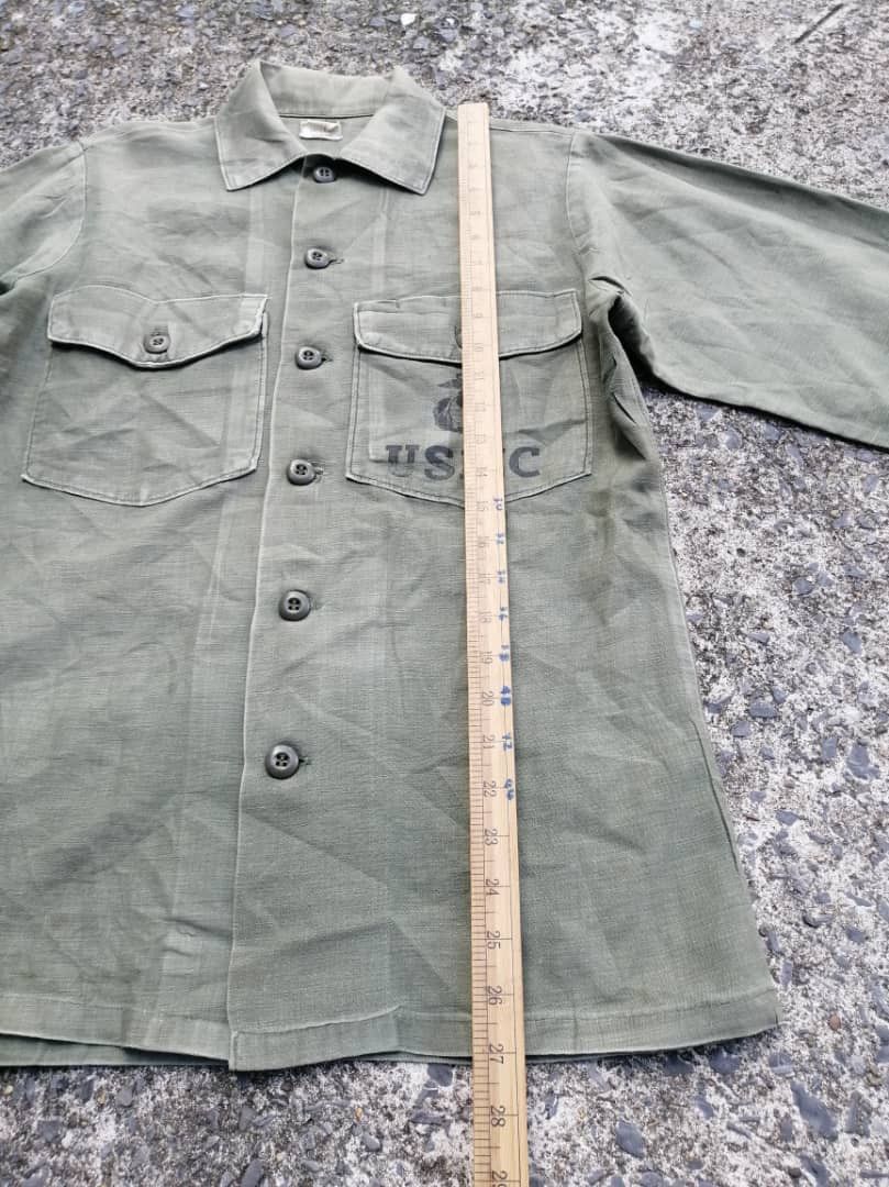 Vintage Vintage 80s US Marine Corps Sateen OG 107 Vietnam Era Size US M / EU 48-50 / 2 - 7 Thumbnail