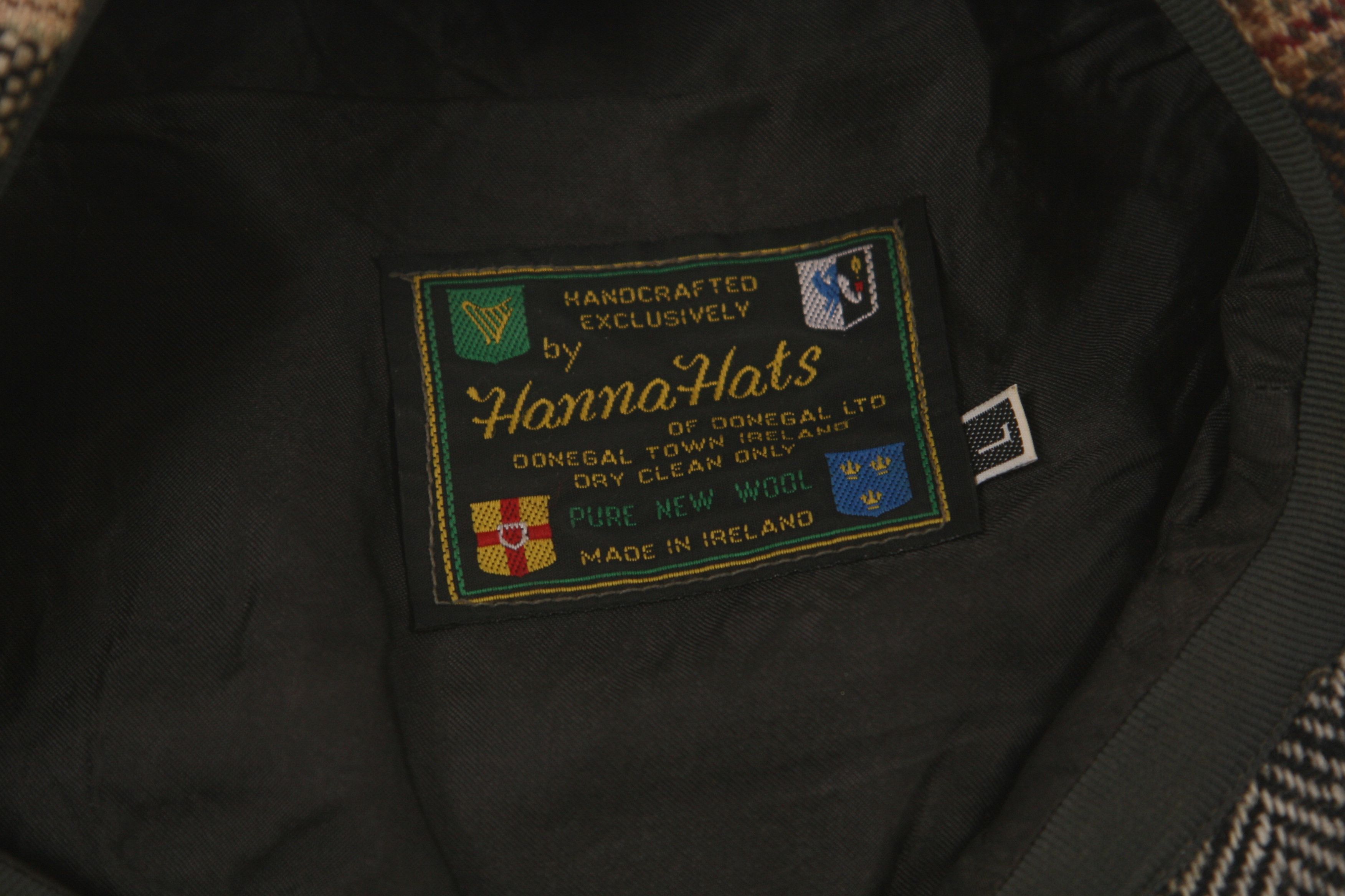 Donegal Tweed 80s Rare! Donegal Designers Patchwork Handcrafted Flat Cap Size ONE SIZE - 5 Thumbnail