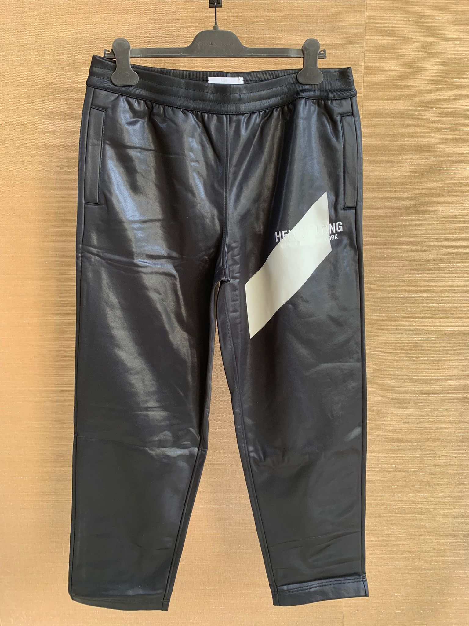 image of Helmut Lang Track Pants In Black, Men's (Size 34)