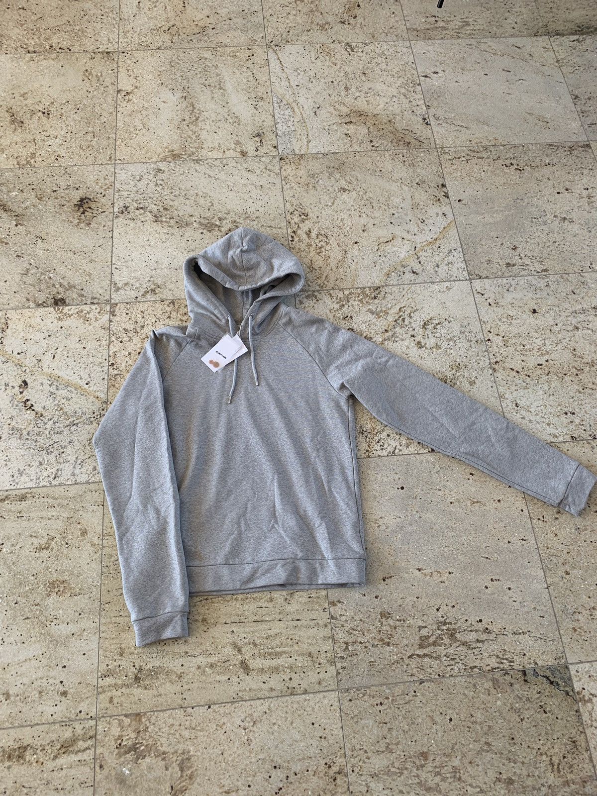 Helmut Lang Raglan Hoodie in Heather Grey Size US S / EU 44-46 / 1 - 1 Thumbnail
