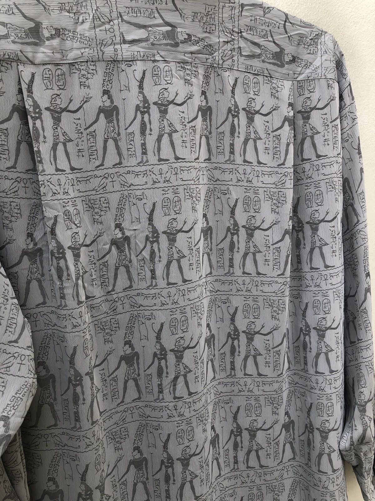 Vintage Vintage 80s Costa Brin Made in Japan Egyptian Art Shirt Size US L / EU 52-54 / 3 - 11 Thumbnail
