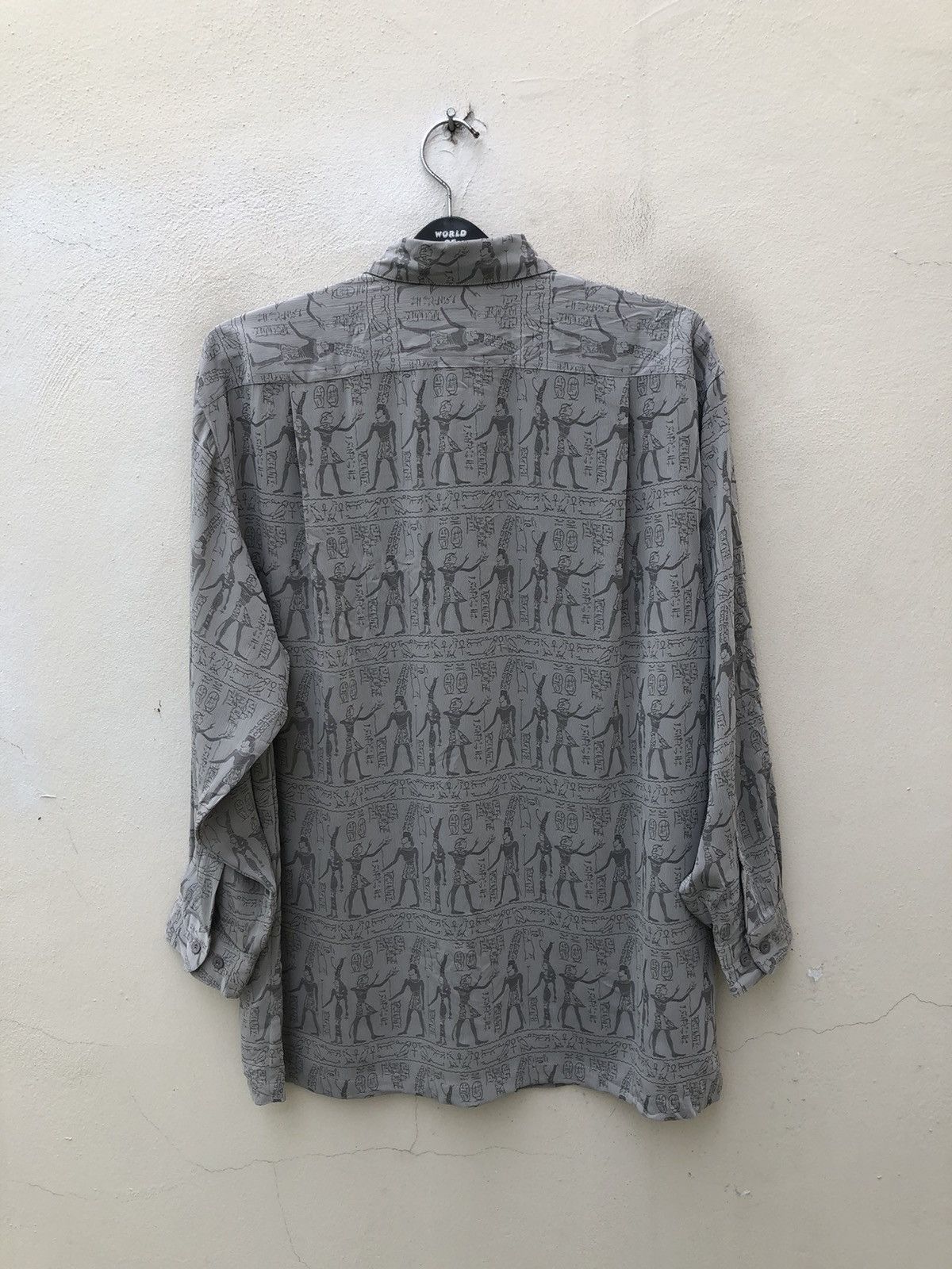 Vintage Vintage 80s Costa Brin Made in Japan Egyptian Art Shirt Size US L / EU 52-54 / 3 - 9 Thumbnail