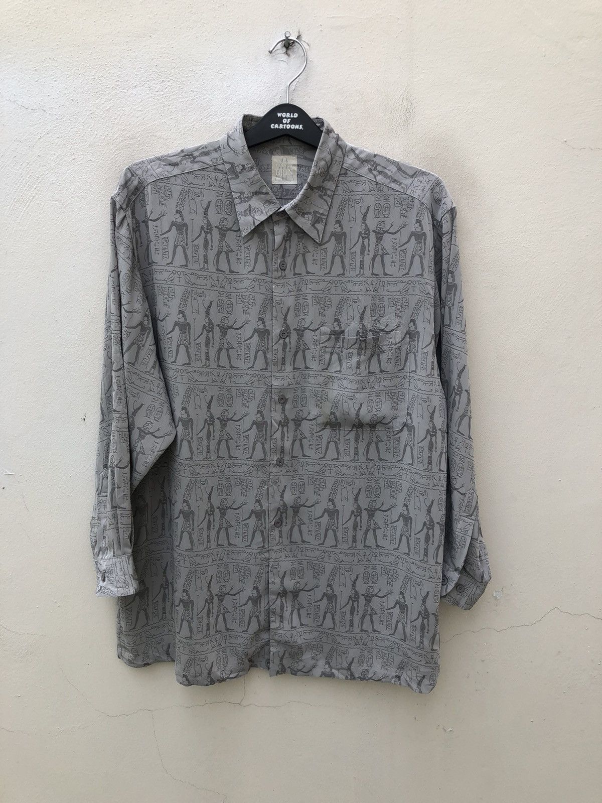 Vintage 80s Costa Brin Made in Japan Egyptian Art Shirt