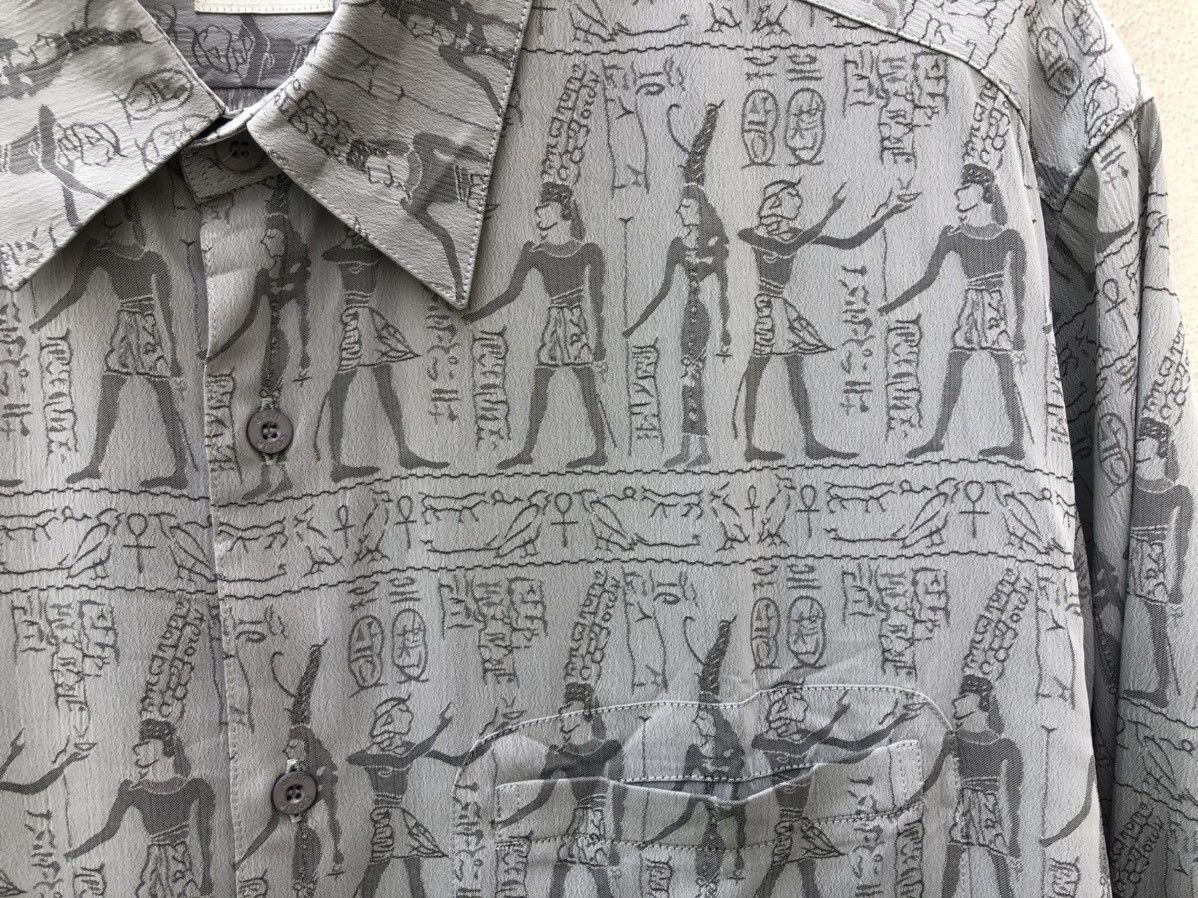Vintage Vintage 80s Costa Brin Made in Japan Egyptian Art Shirt Size US L / EU 52-54 / 3 - 3 Thumbnail