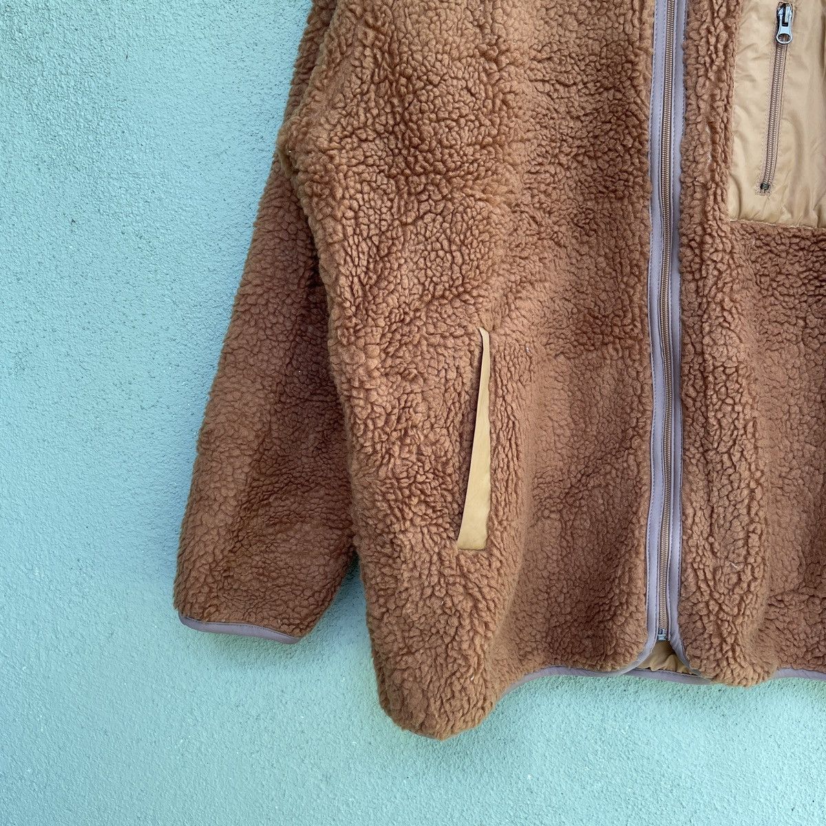 Japanese Brand Vtg UNBRANDED Retro-X Zip Sherpa Deep Pill Revesable Jacket Size US XL / EU 56 / 4 - 4 Thumbnail