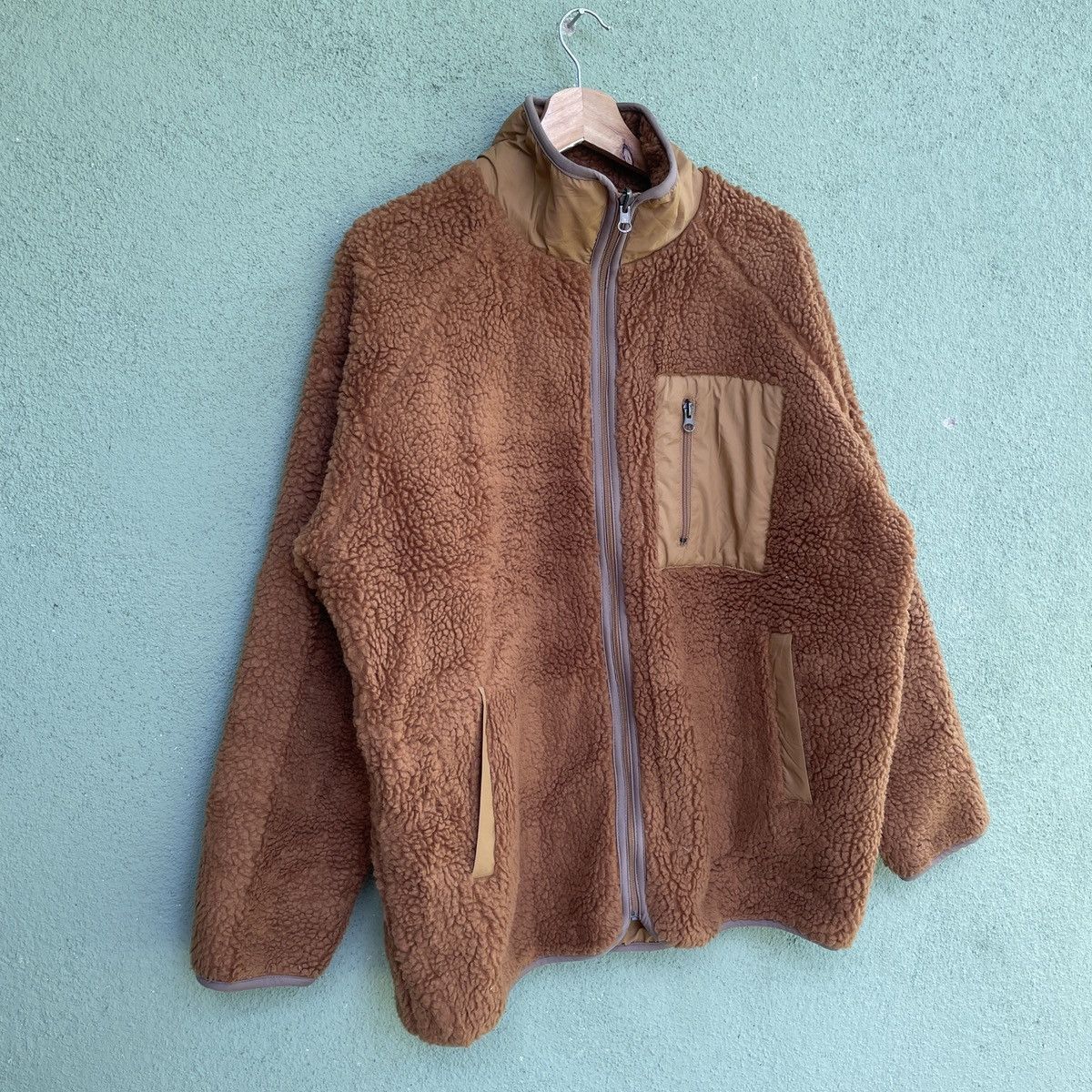 Japanese Brand Vtg UNBRANDED Retro-X Zip Sherpa Deep Pill Revesable Jacket Size US XL / EU 56 / 4 - 2 Thumbnail