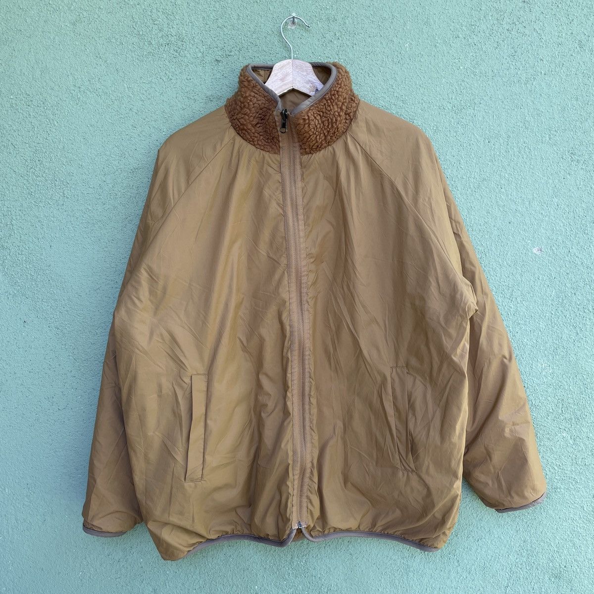 Japanese Brand Vtg UNBRANDED Retro-X Zip Sherpa Deep Pill Revesable Jacket Size US XL / EU 56 / 4 - 10 Thumbnail